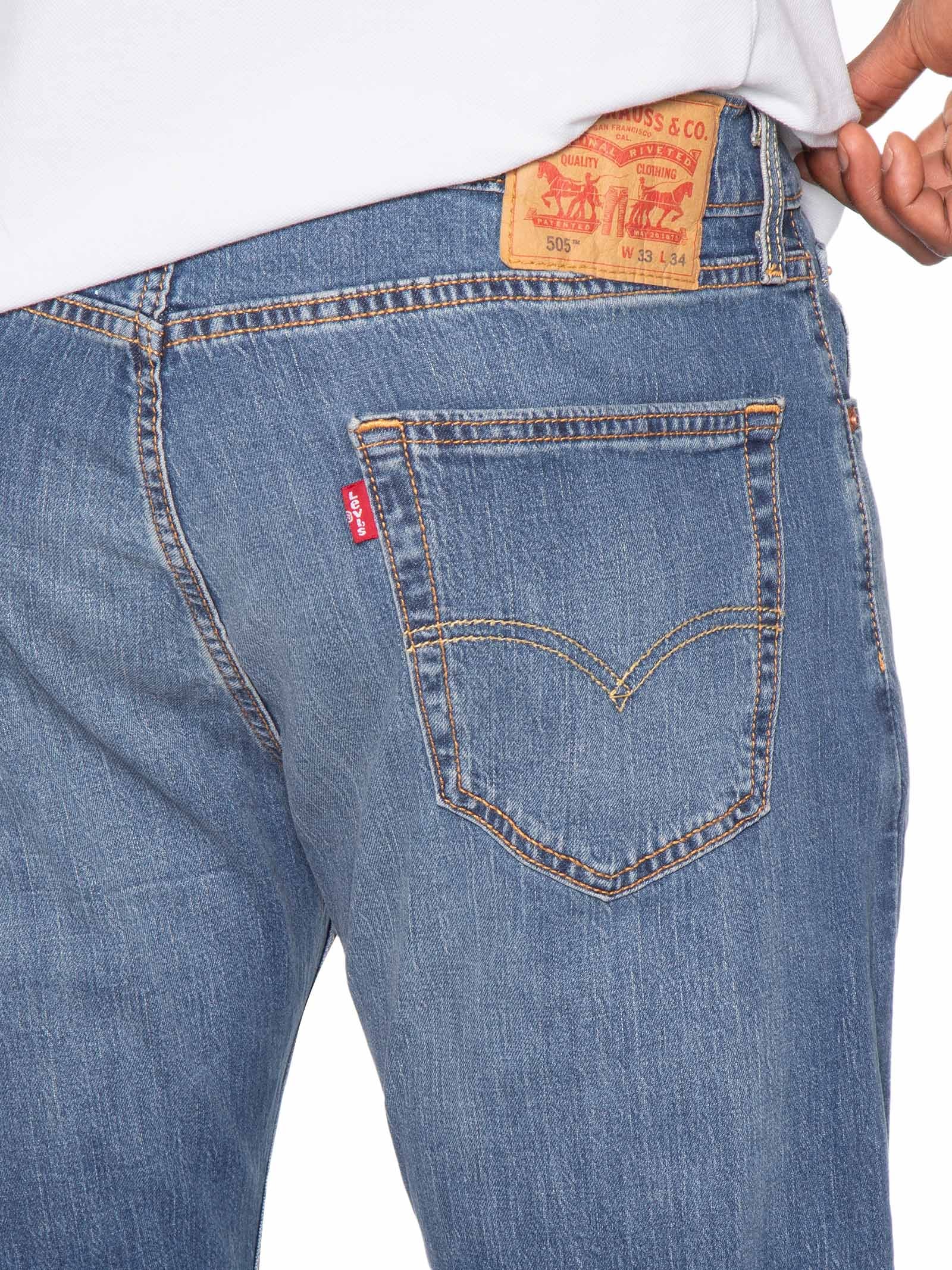 Calça Jeans Masculina 505® Regular Fit Azul Levi's® Levi's