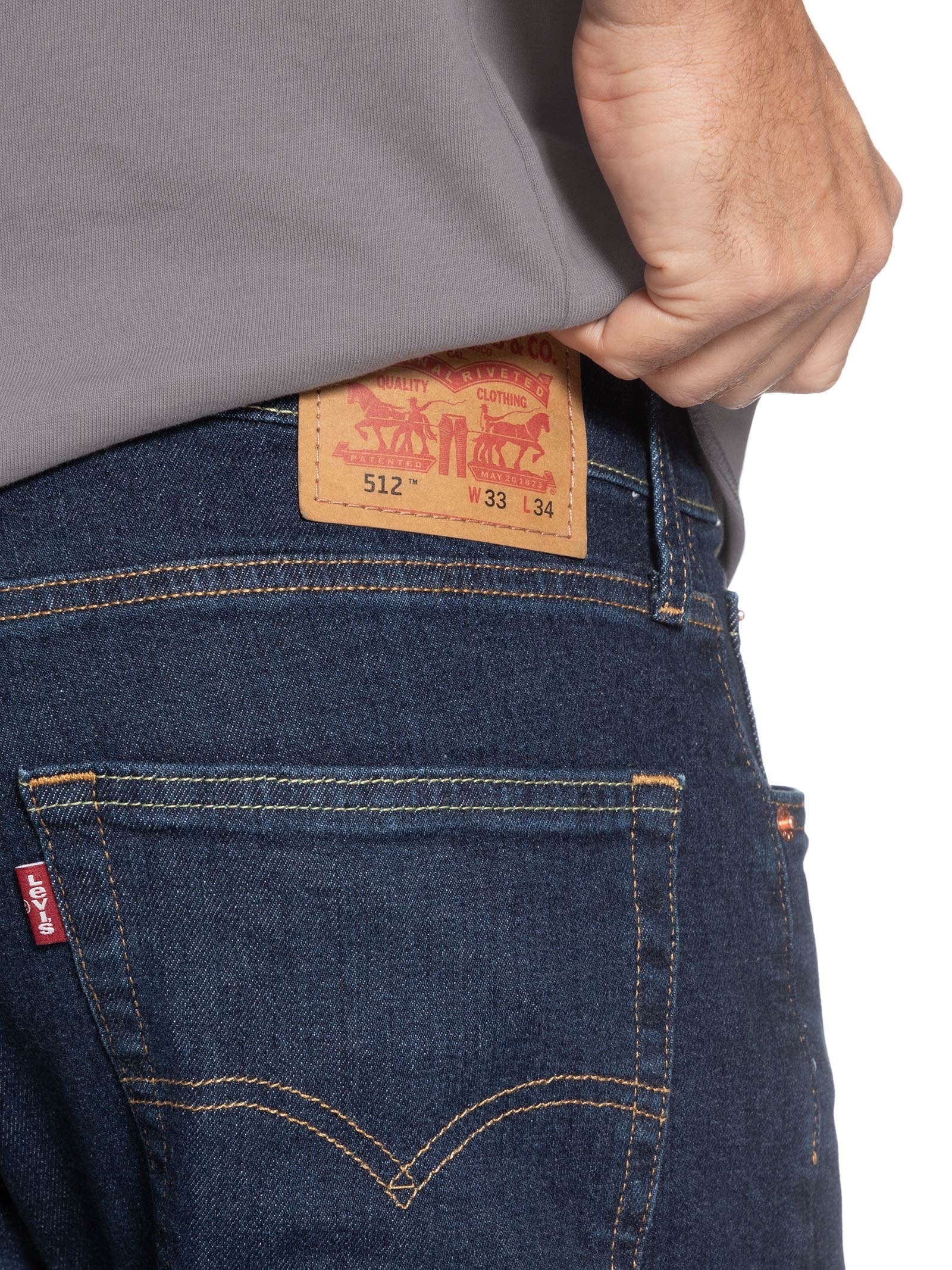 Calça Jeans Masculina 512® Slim Taper Fit Azul Levi's