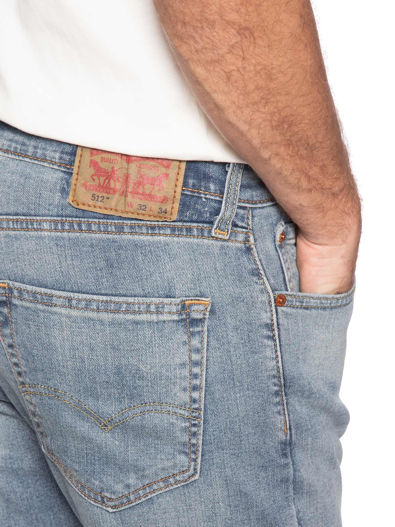 Calça Jeans Masculina 512® Slim Taper Fit Azul Levi's