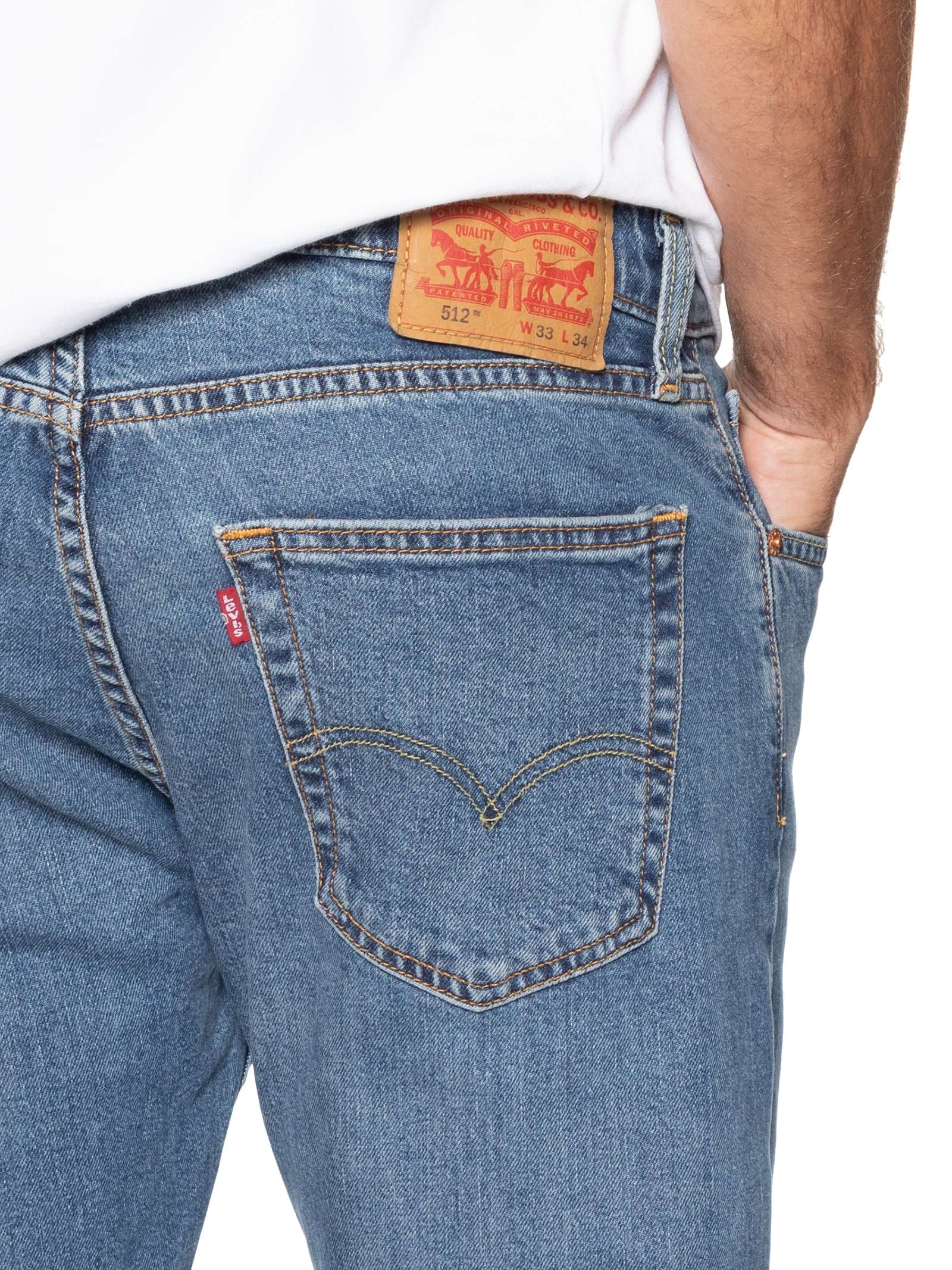 Calça Jeans Masculina 512® Slim Taper Fit Azul Levi's