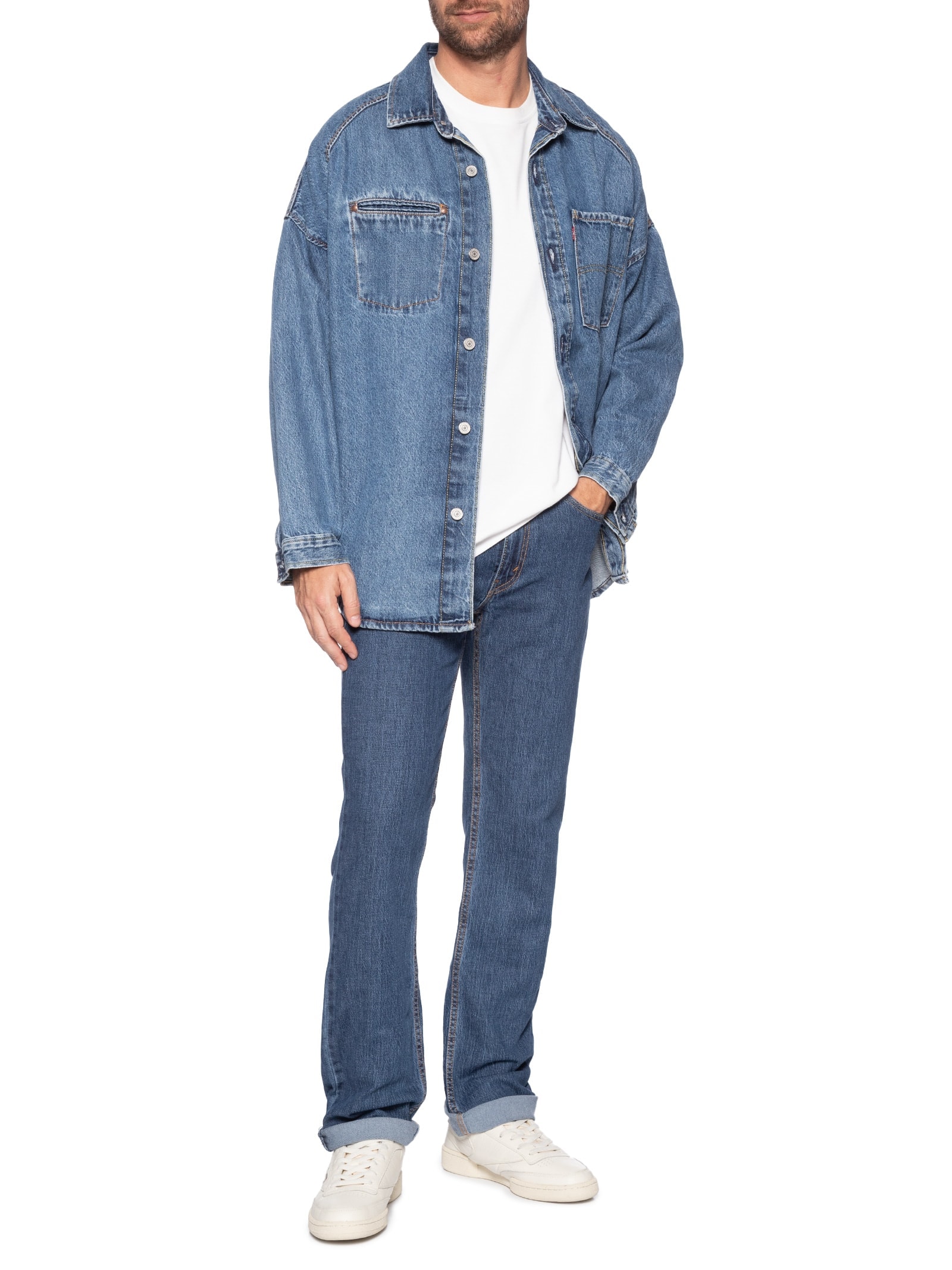 Calça Jeans Masculina 514® Straight Fit Azul Levi's