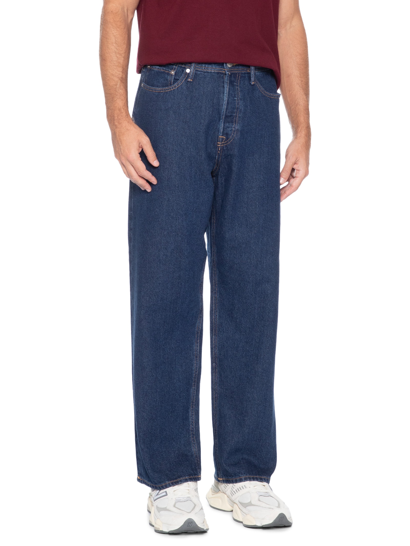 Calça Jeans Masculina Alex Original Azul Jack & Jones