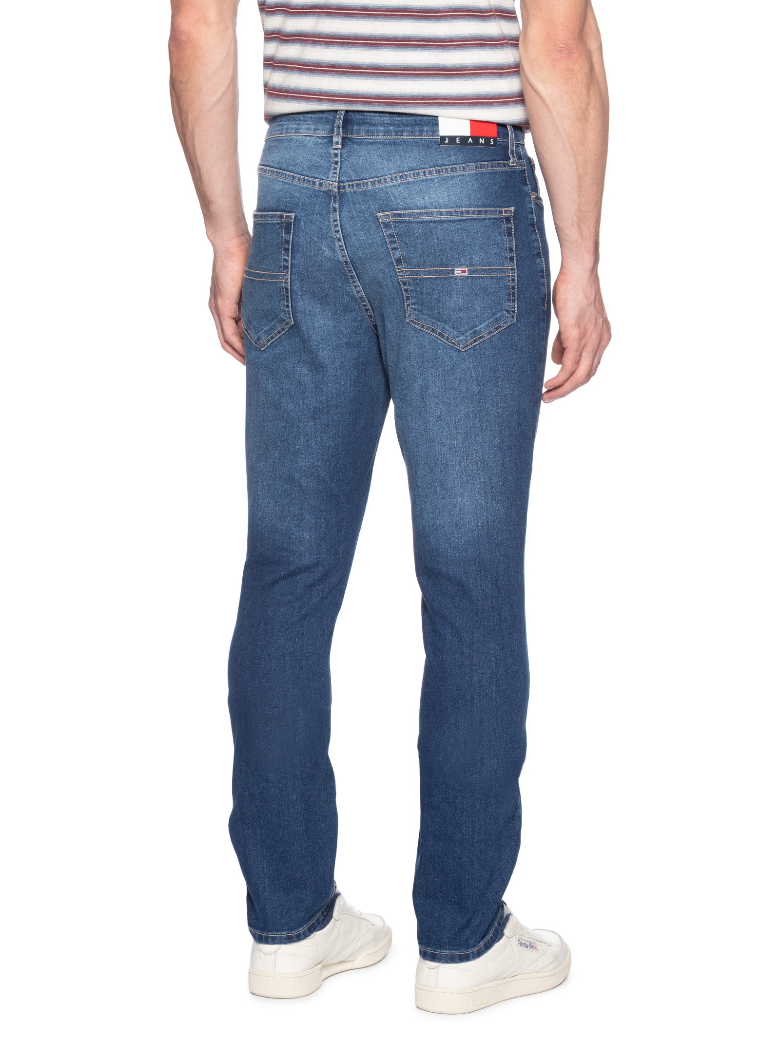 Calça Jeans Masculina Austin Slim Fit Tapered Azul Tommy Jeans