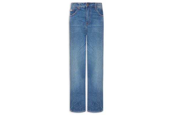 Calça Jeans Masculina Baggy 5 Pockets - Azul