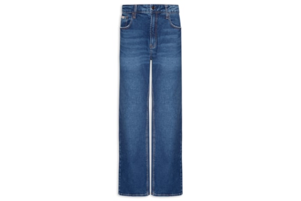 Calça Jeans Masculina  Boot Cut 5 Pockets - Azul