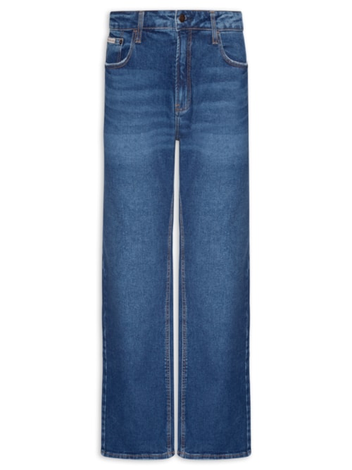 Calça Jeans Masculina Boot Cut 5 Pockets – Azul