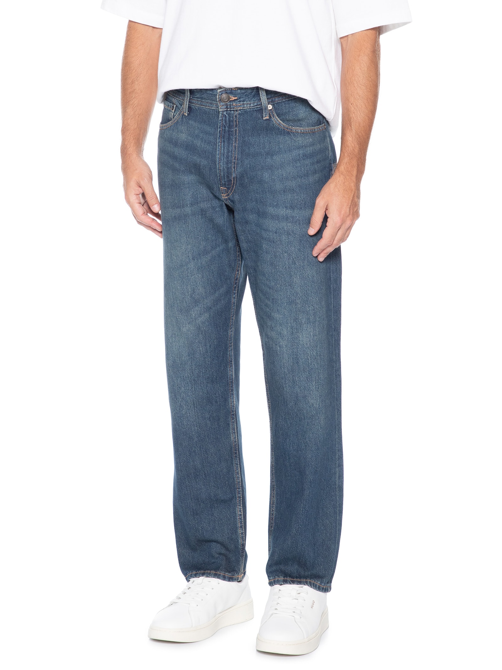 Calça Jeans Masculina Chris Original Fit Azul Jack & Jones