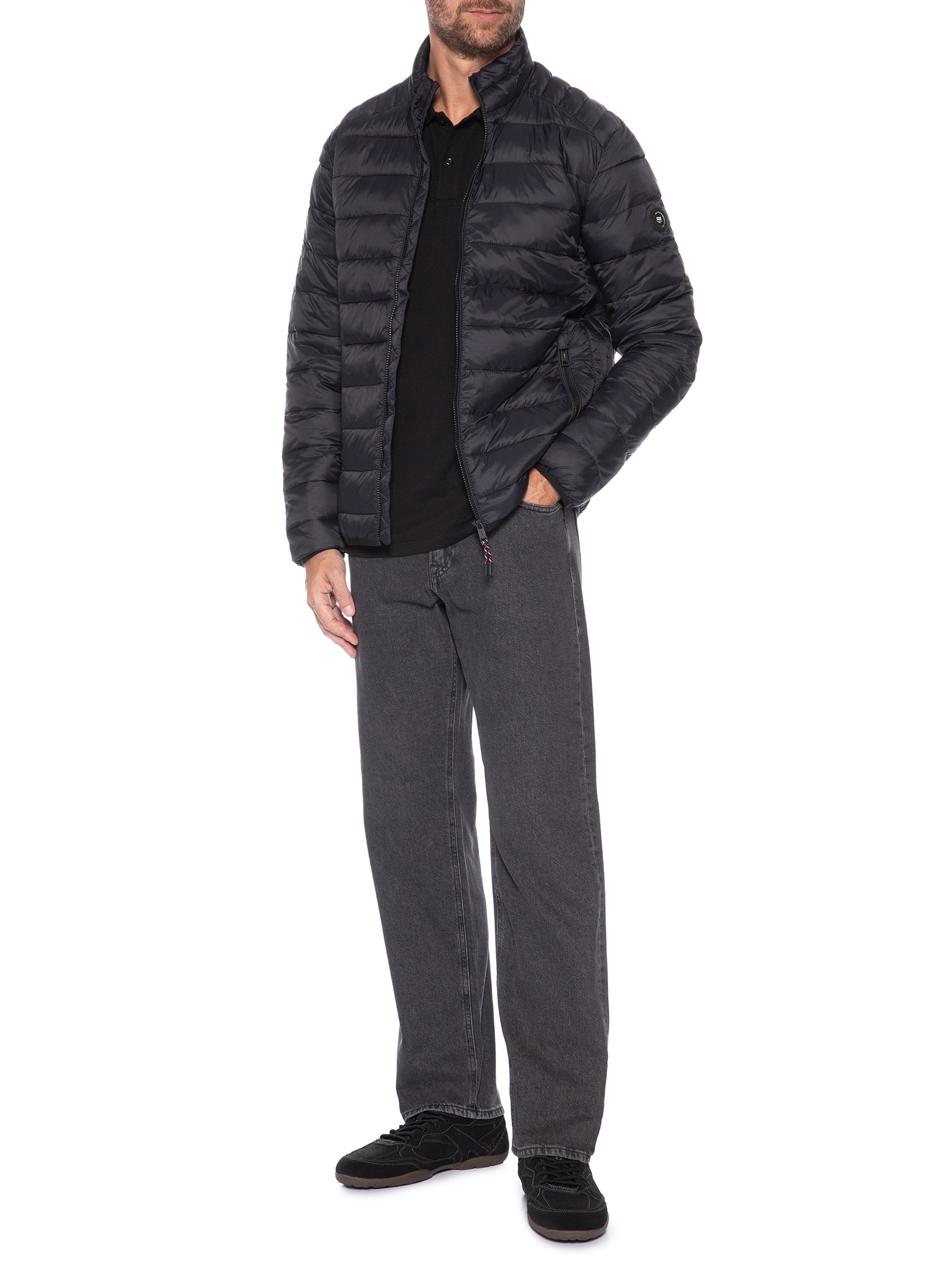 Calça Jeans Masculina Chris Original Fit Preto Jack & Jones