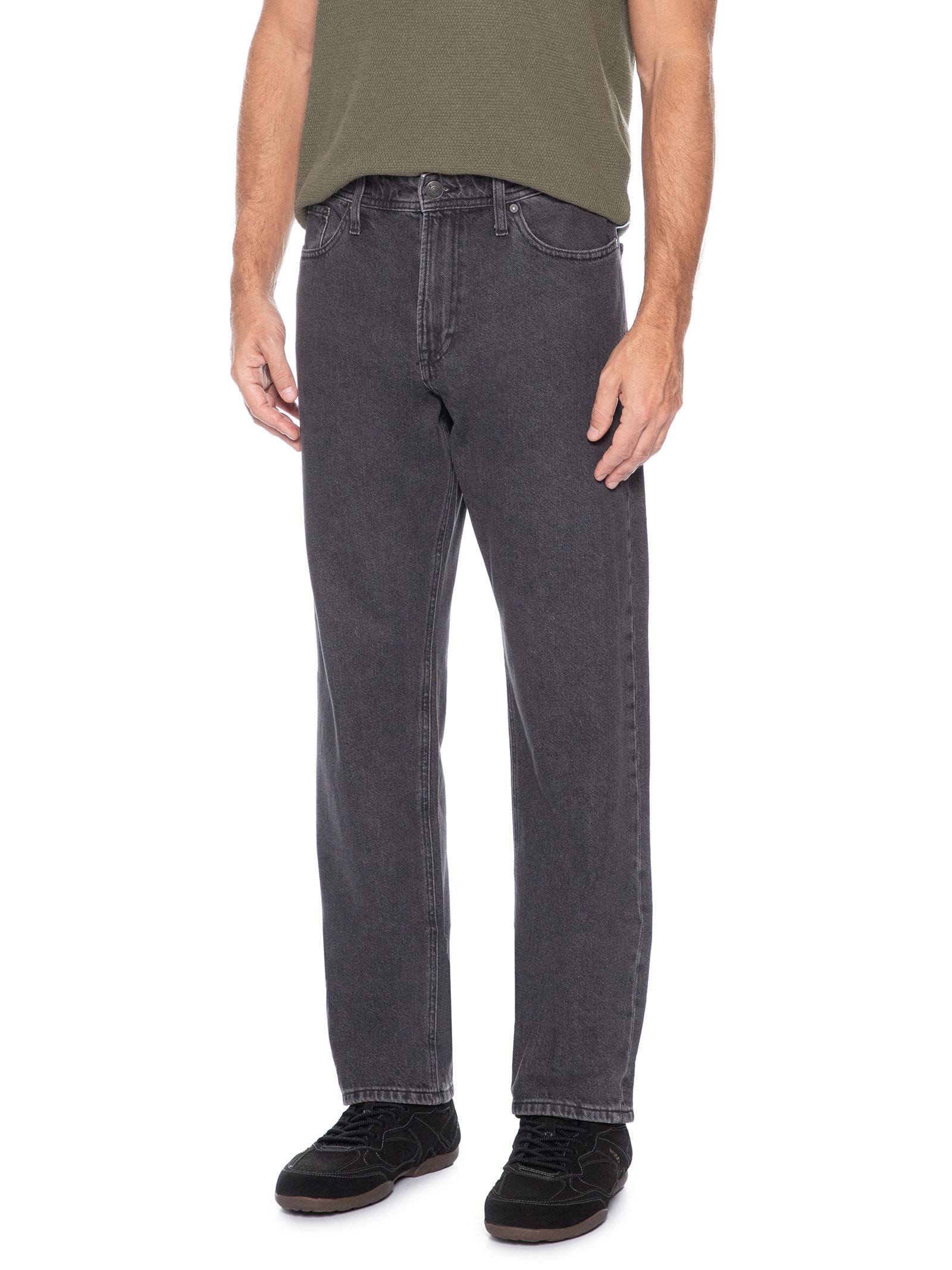 Calça Jeans Masculina Chris Original Fit Preto Jack & Jones