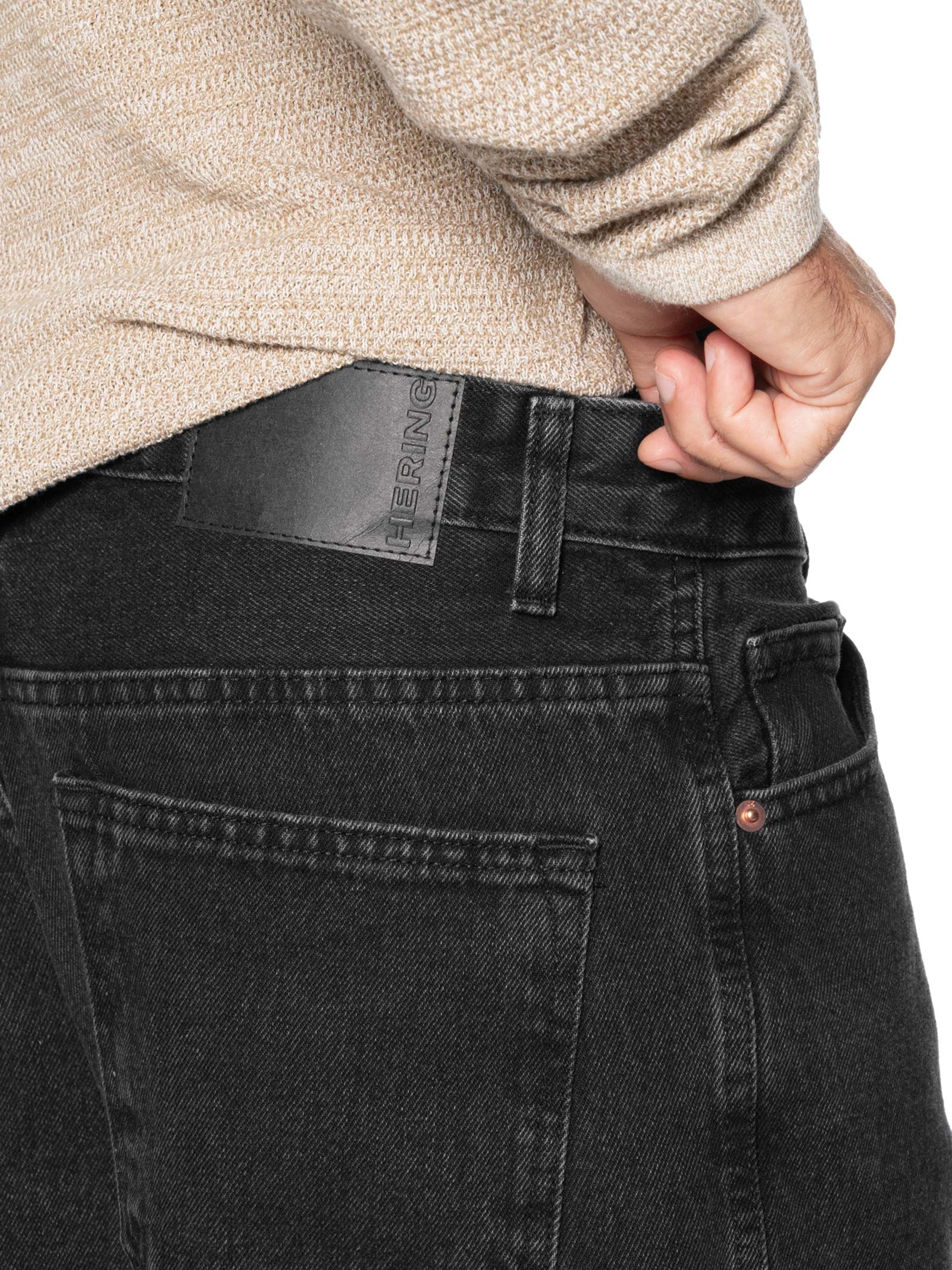 Calça Jeans Masculina Comfort Fit Preto Hering