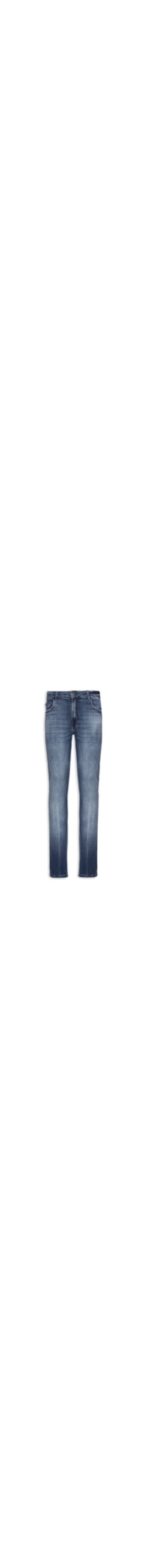 Calça Jeans Masculina Dark Sea Elstic Skinny Et. Zetex - Azul