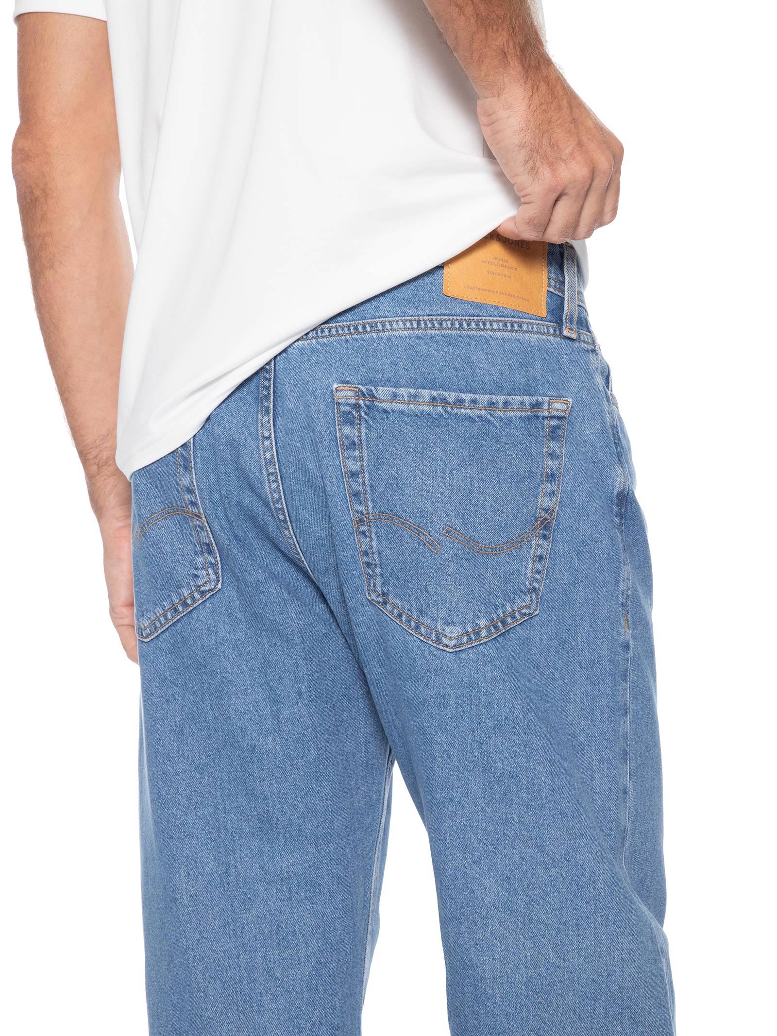 Calça Jeans Masculina Eddie Basic Azul Jack & Jones