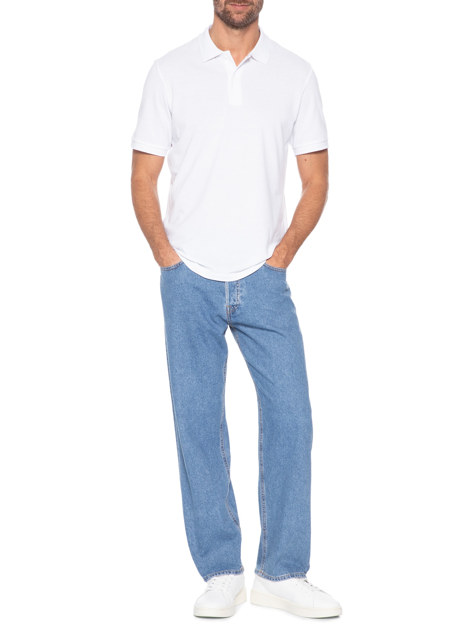 Calça Jeans Masculina Eddie Basic Azul Jack & Jones