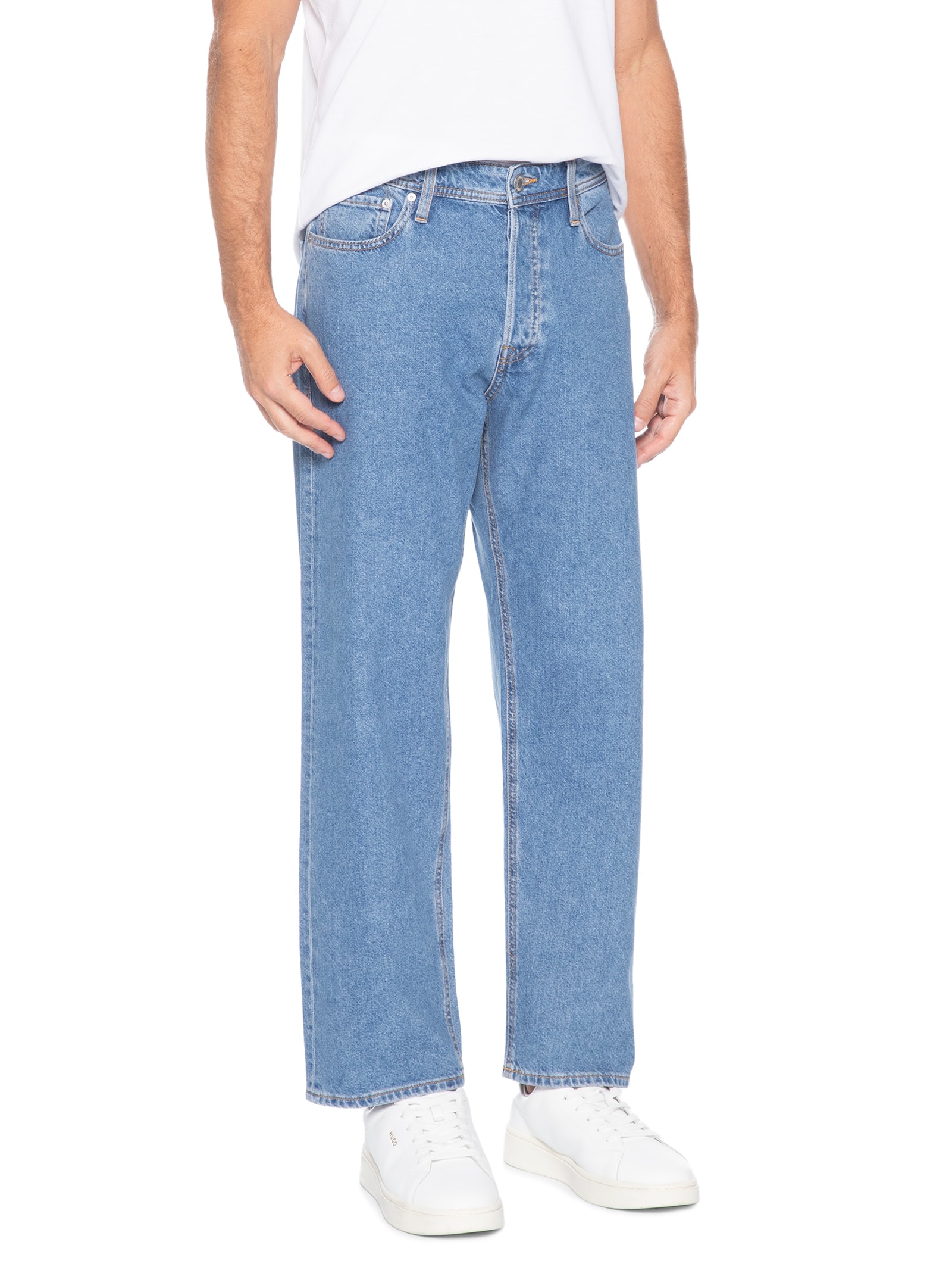 Calça Jeans Masculina Eddie Basic Azul Jack & Jones