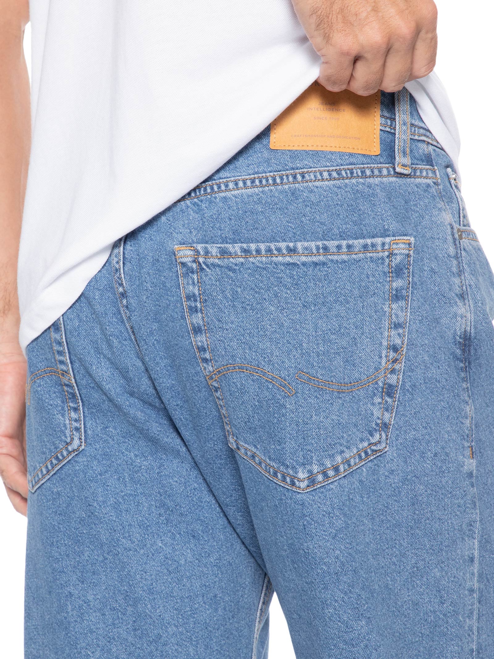 Calça Jeans Masculina Eddie Basic Azul Jack & Jones