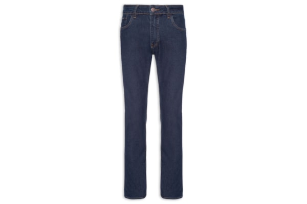 Calça Jeans Masculina Five Pockets Slim - Azul