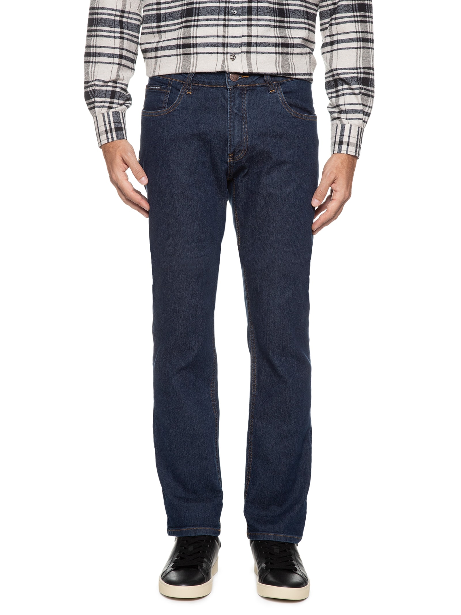 Calça Jeans Masculina Five Pockets Slim Azul Calvin Klein Jeans