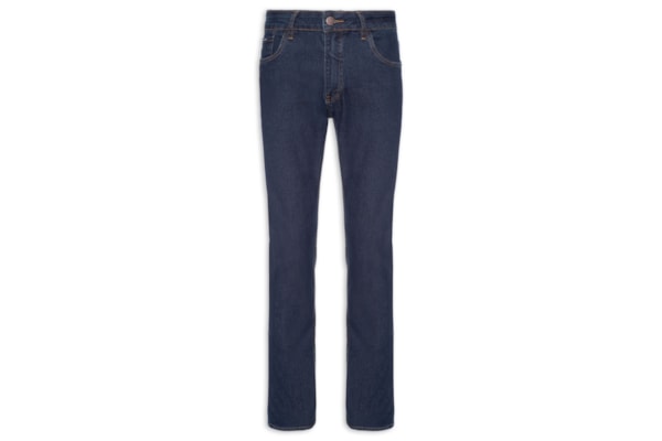 Calça Jeans Masculina Five Pockets Slim - Azul