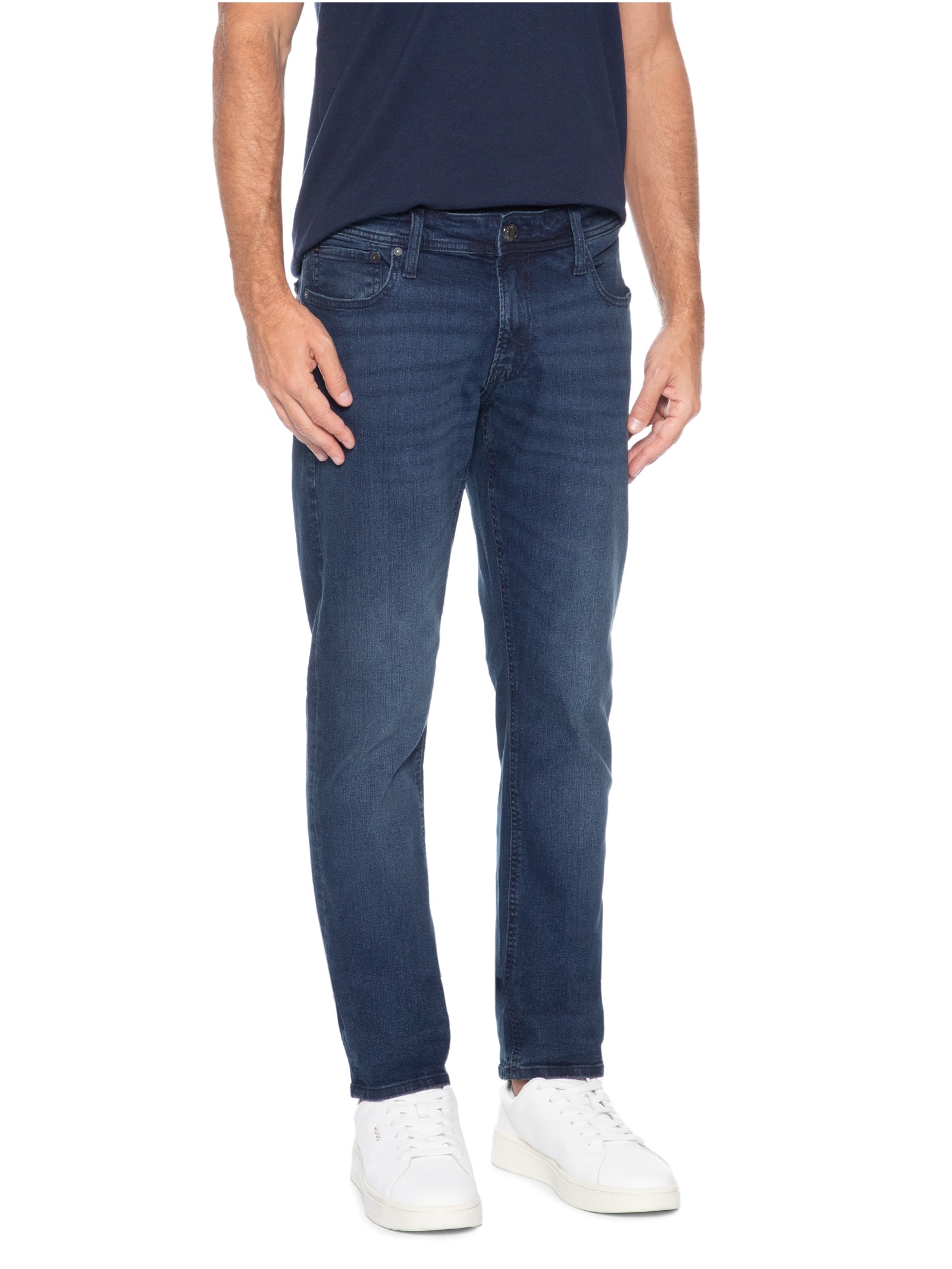 Calça Jeans Masculina Glenn Basic Azul Jack & Jones