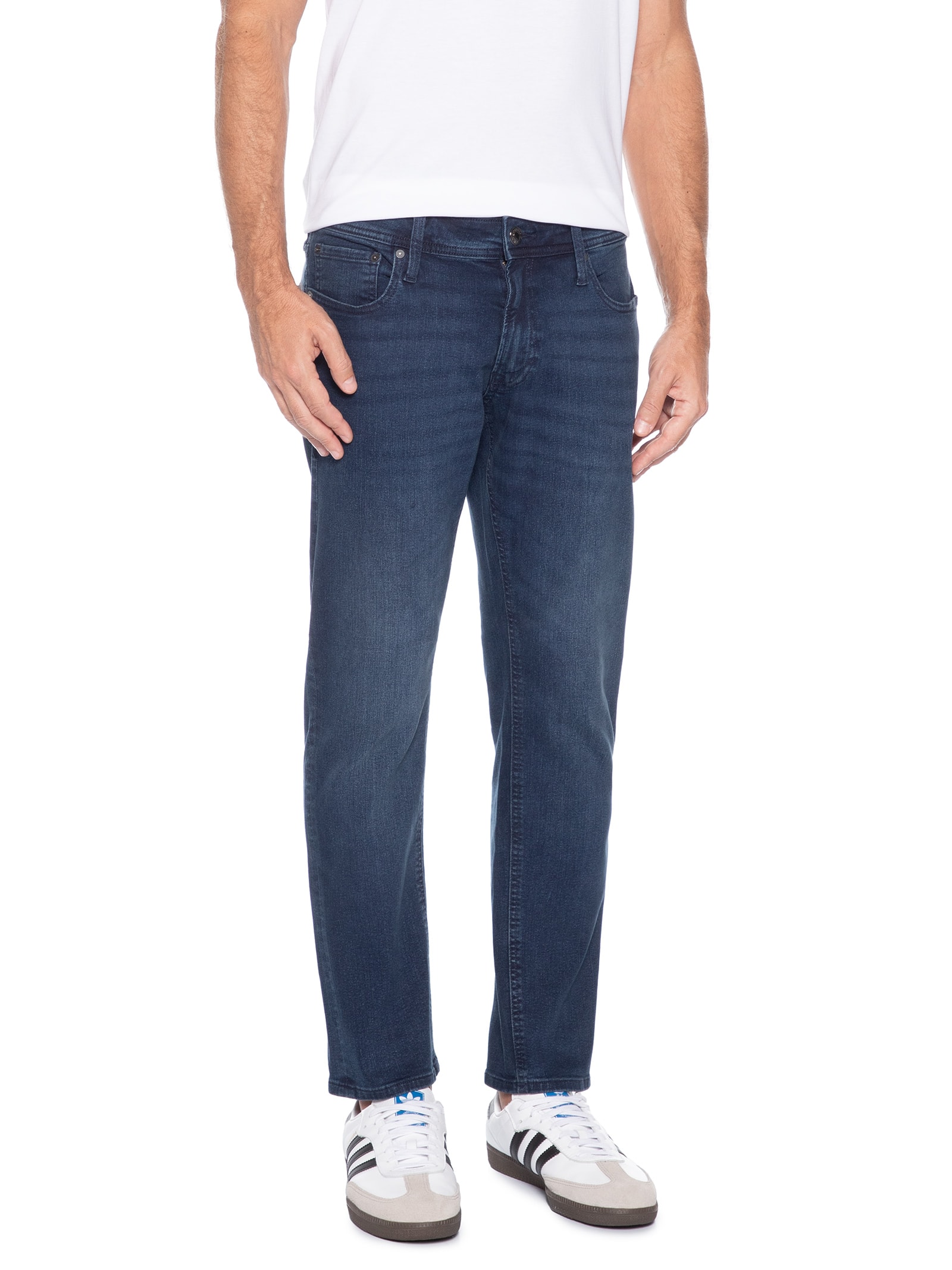 Calça Jeans Masculina Glenn Basic Azul Jack & Jones