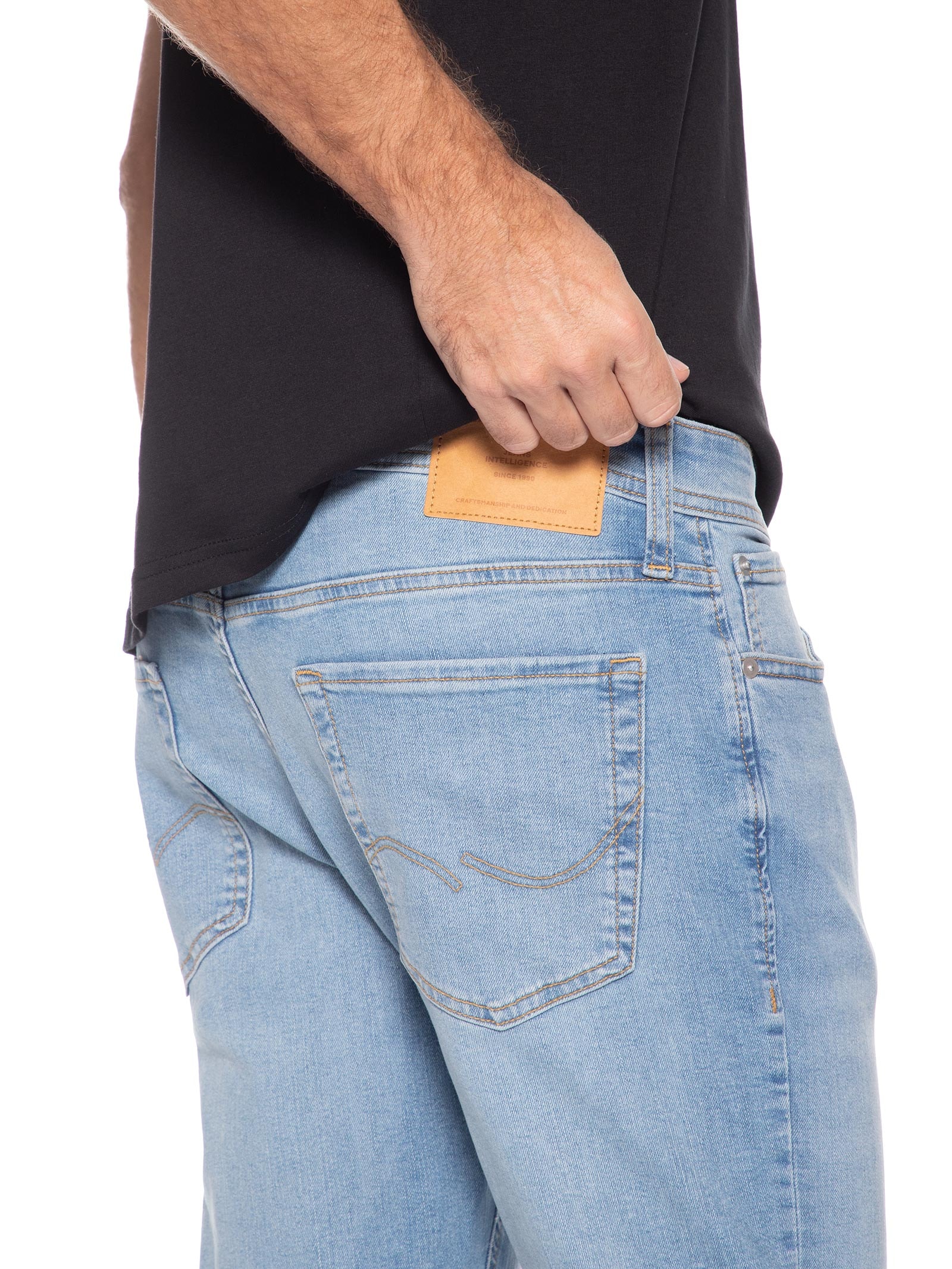 Calça Jeans Masculina Glenn Original Fit Azul Jack & Jones