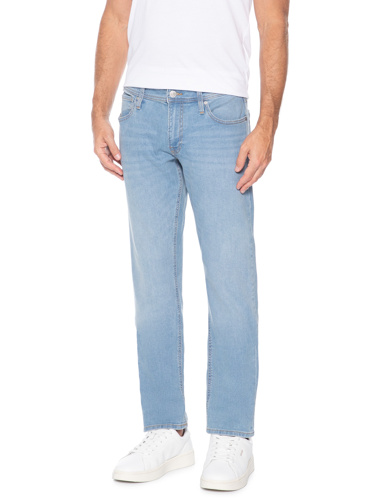 Calça Jeans Masculina Glenn Original Fit Azul Jack & Jones