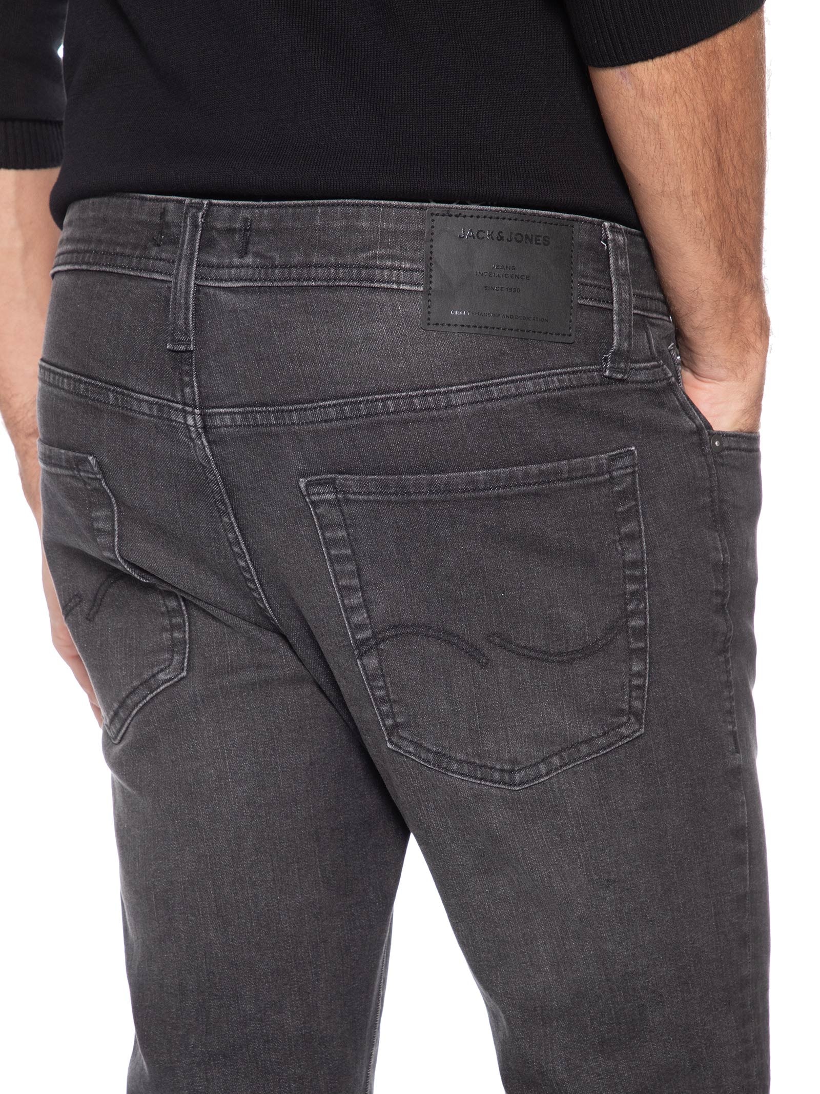 Calça Jeans Masculina Glenn Original Fit Preto Jack & Jones