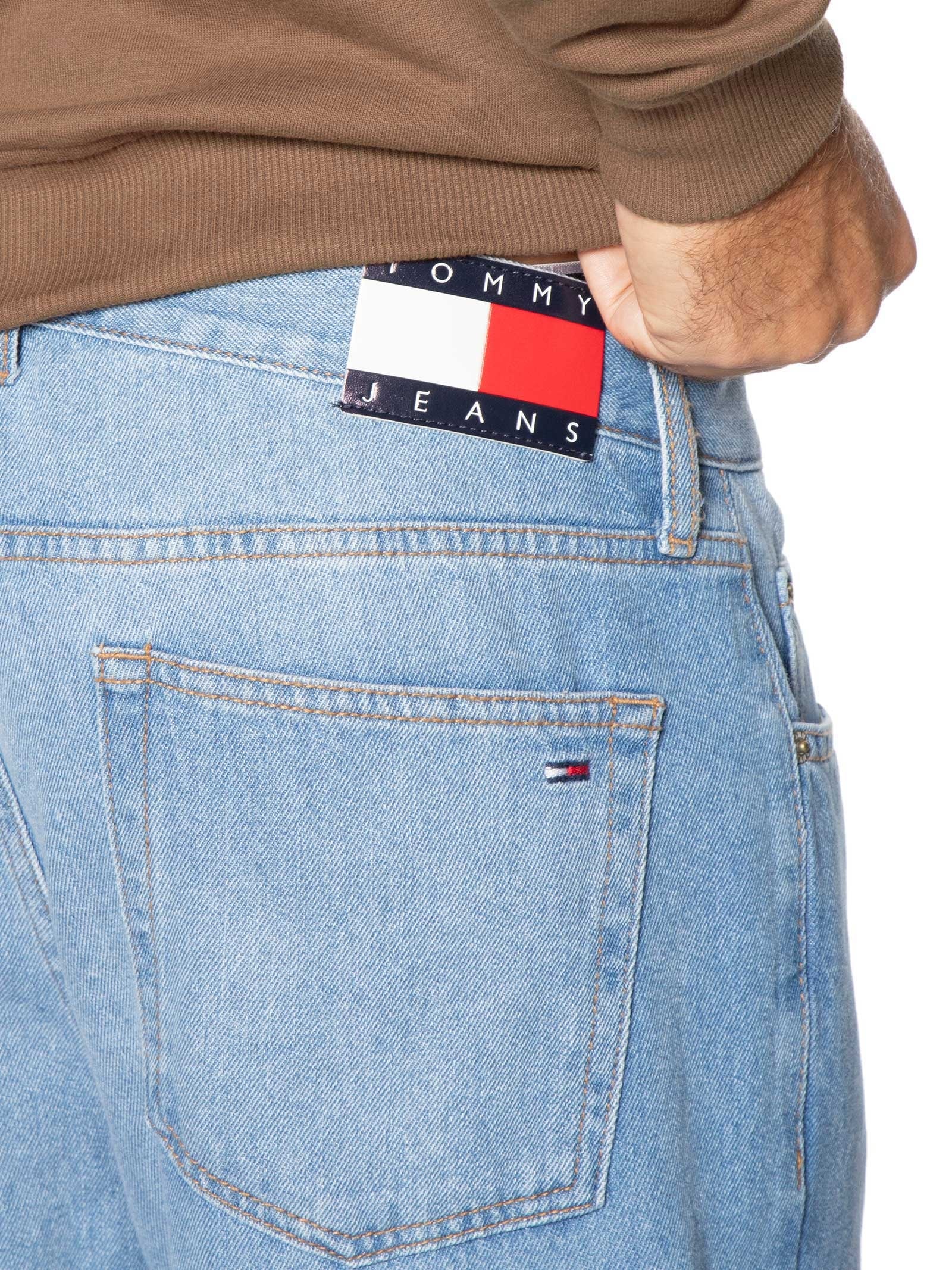 Calça Jeans Masculina Isaac Tapered Fit Azul Tommy Jeans