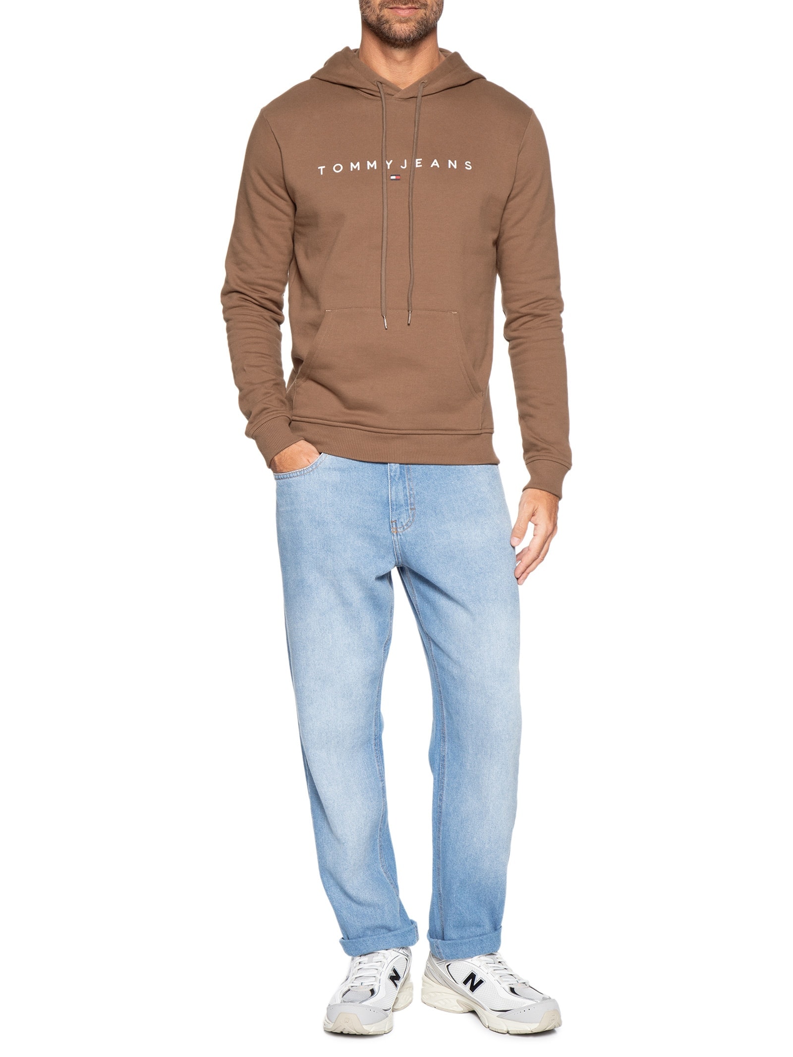 Calça Jeans Masculina Isaac Tapered Fit Azul Tommy Jeans