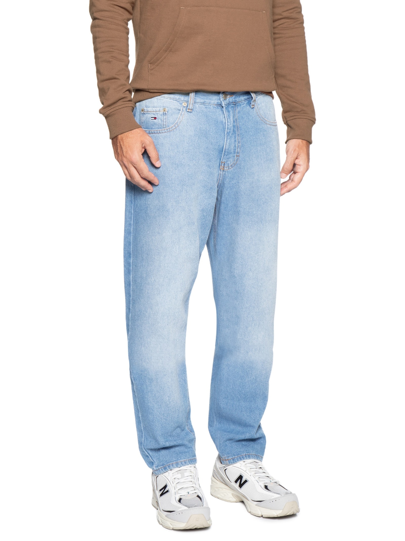 Calça Jeans Masculina Isaac Tapered Fit – Azul Tommy Jeans