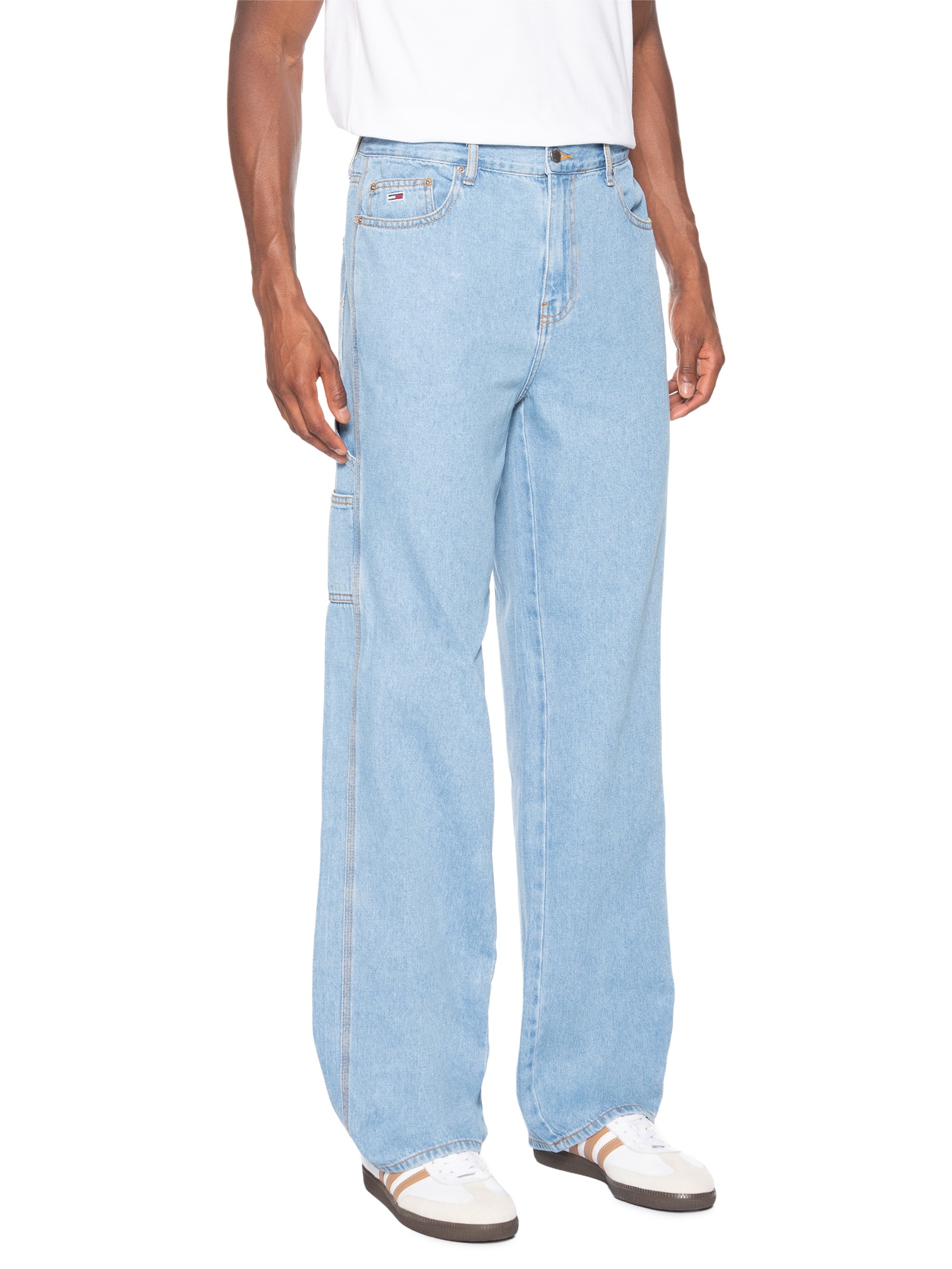Calça Jeans Masculina Jaimie Relaxed Straight Carpenter Azul Tommy Jeans