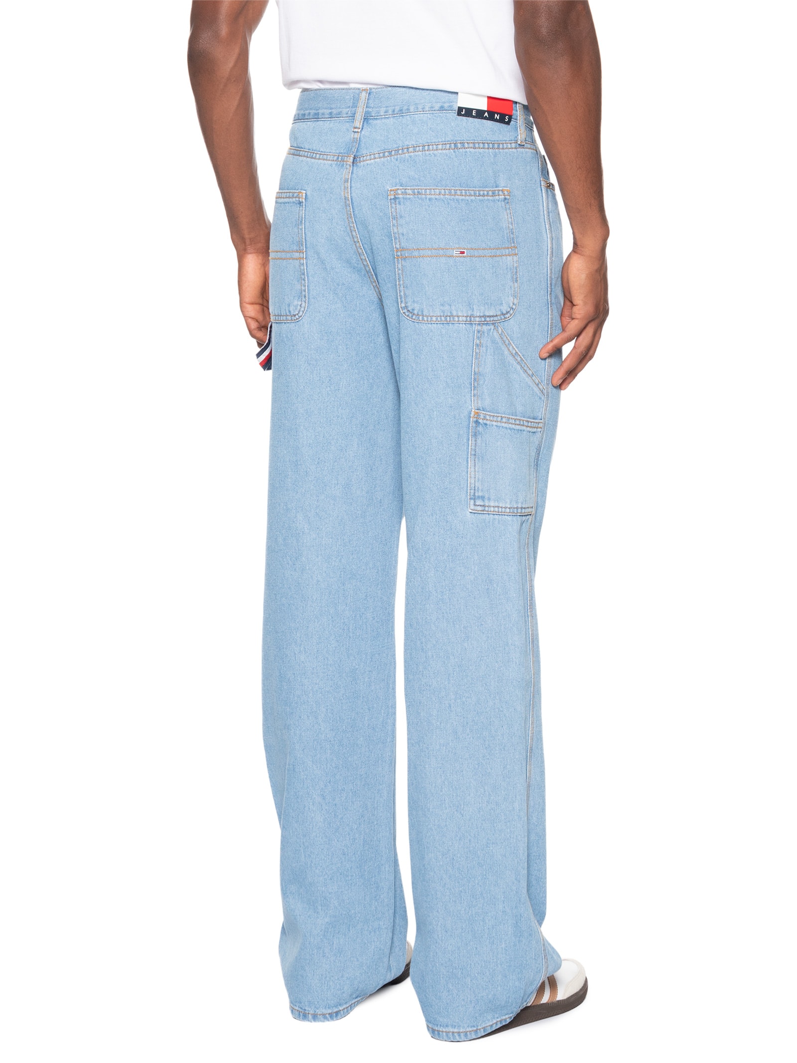 Calça Jeans Masculina Jaimie Relaxed Straight Carpenter Azul Tommy Jeans