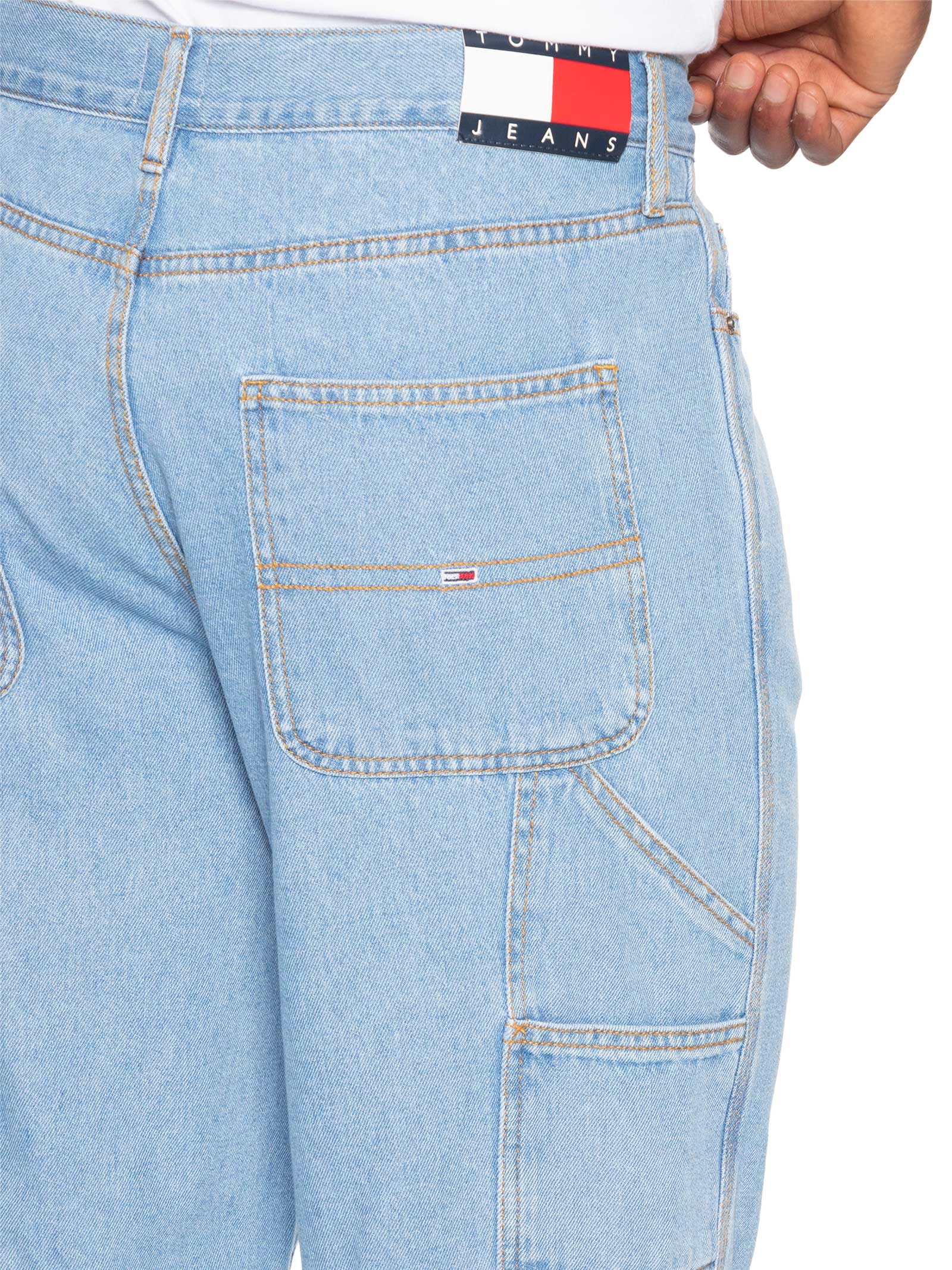 Calça Jeans Masculina Jaimie Relaxed Straight Carpenter Azul Tommy Jeans