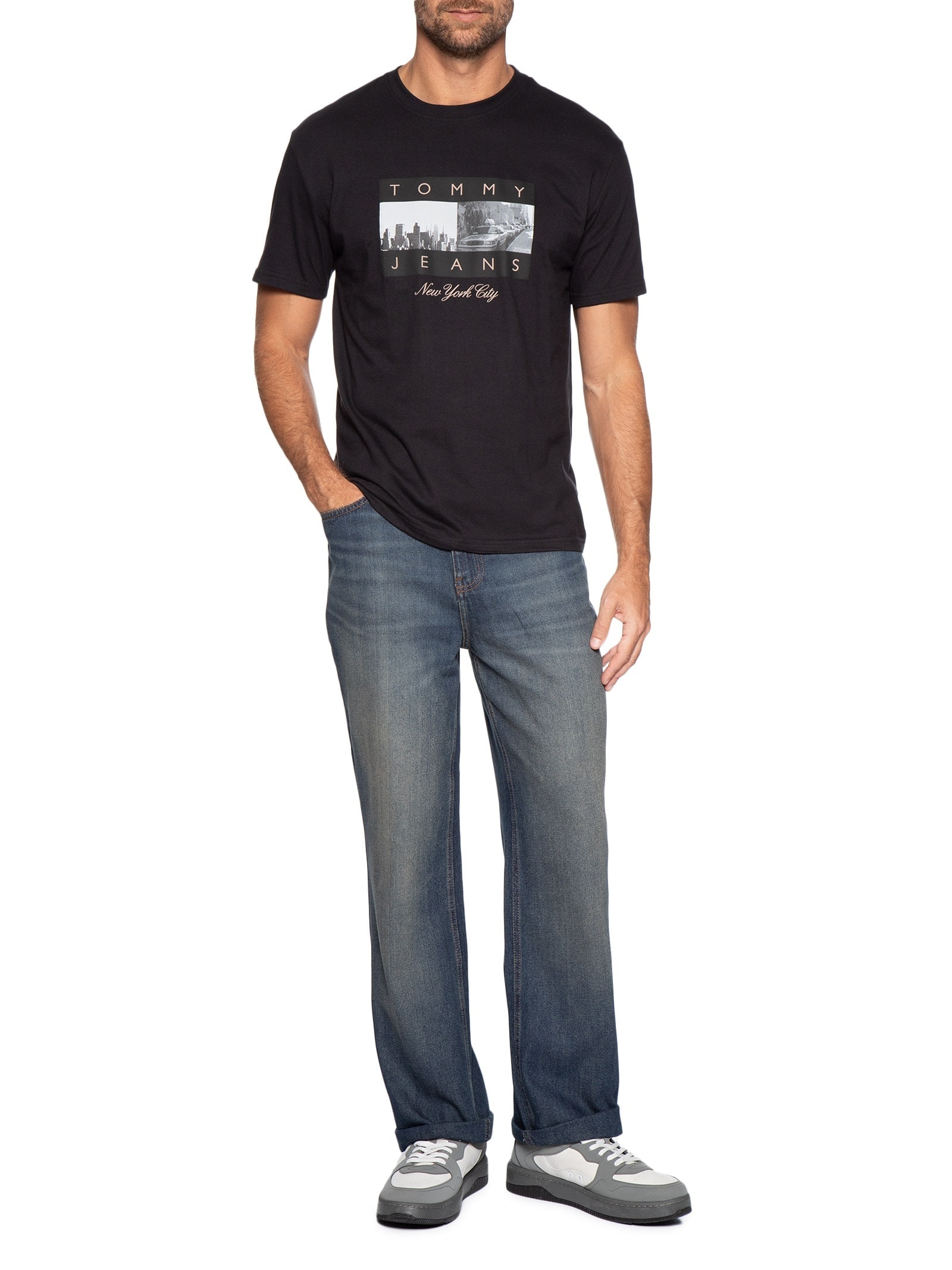 Calça Jeans Masculina Otis Regular – Azul Tommy Jeans