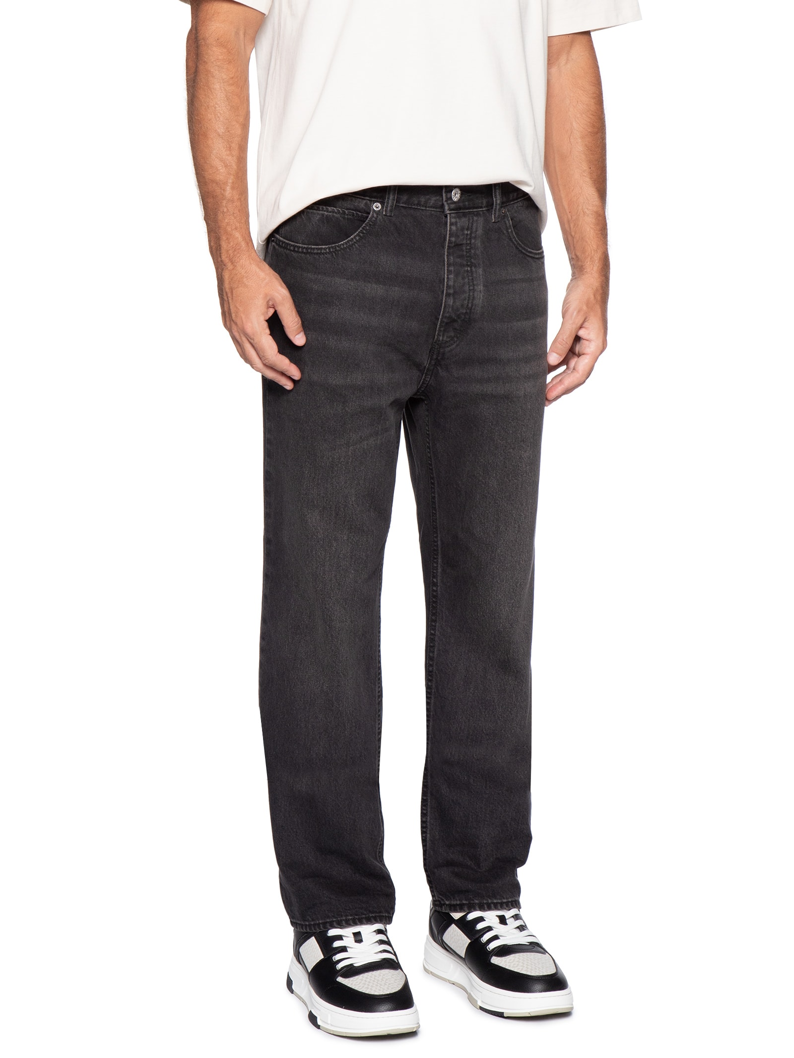 Calça Jeans Masculina Regular-Fit Jonah Cinza Hugo