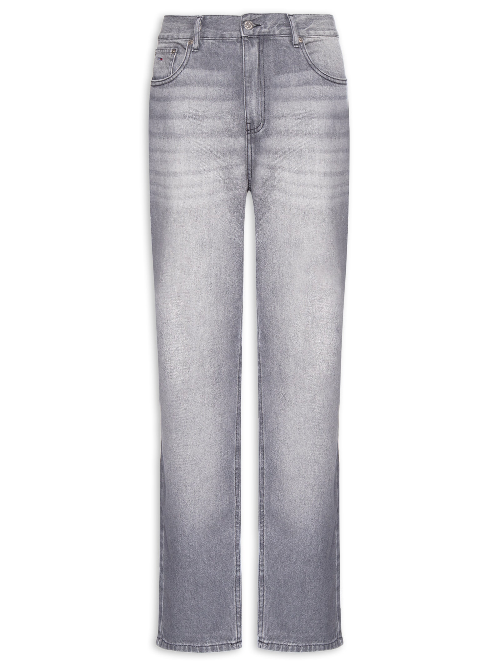 Calça Jeans Masculina Regular Tapped Fit Sonny Cinza Tommy Jeans