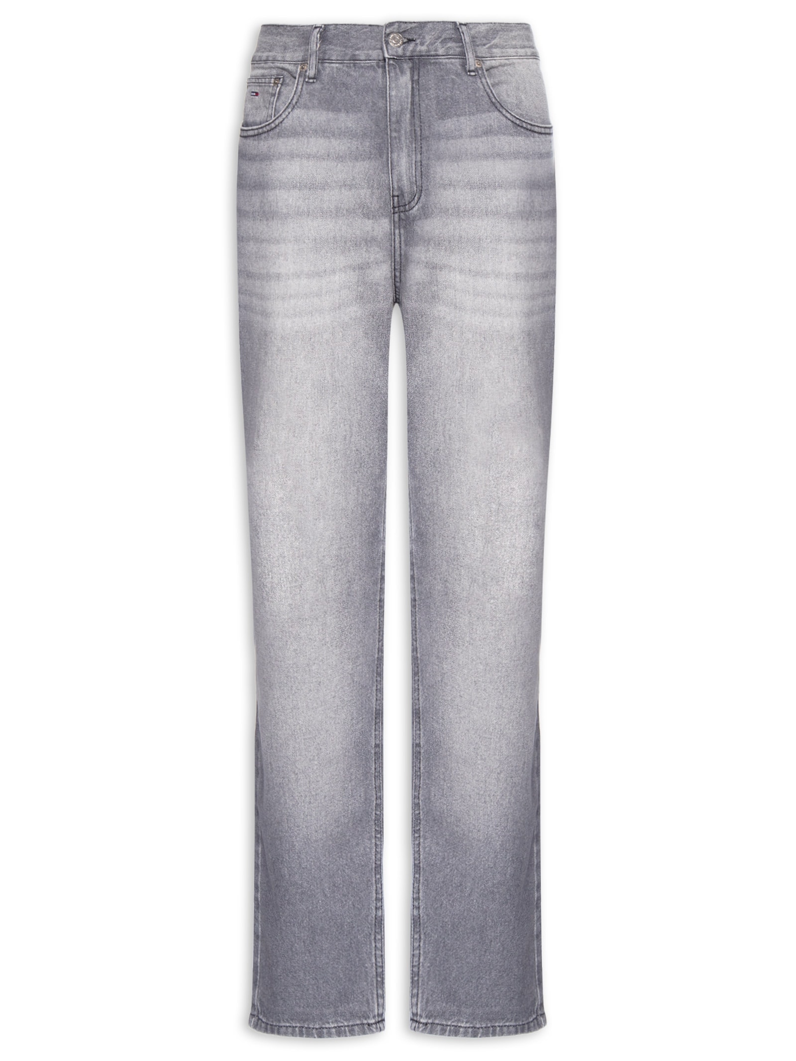 Calça Jeans Masculina Regular Tapped Fit Sonny Cinza Tommy Jeans