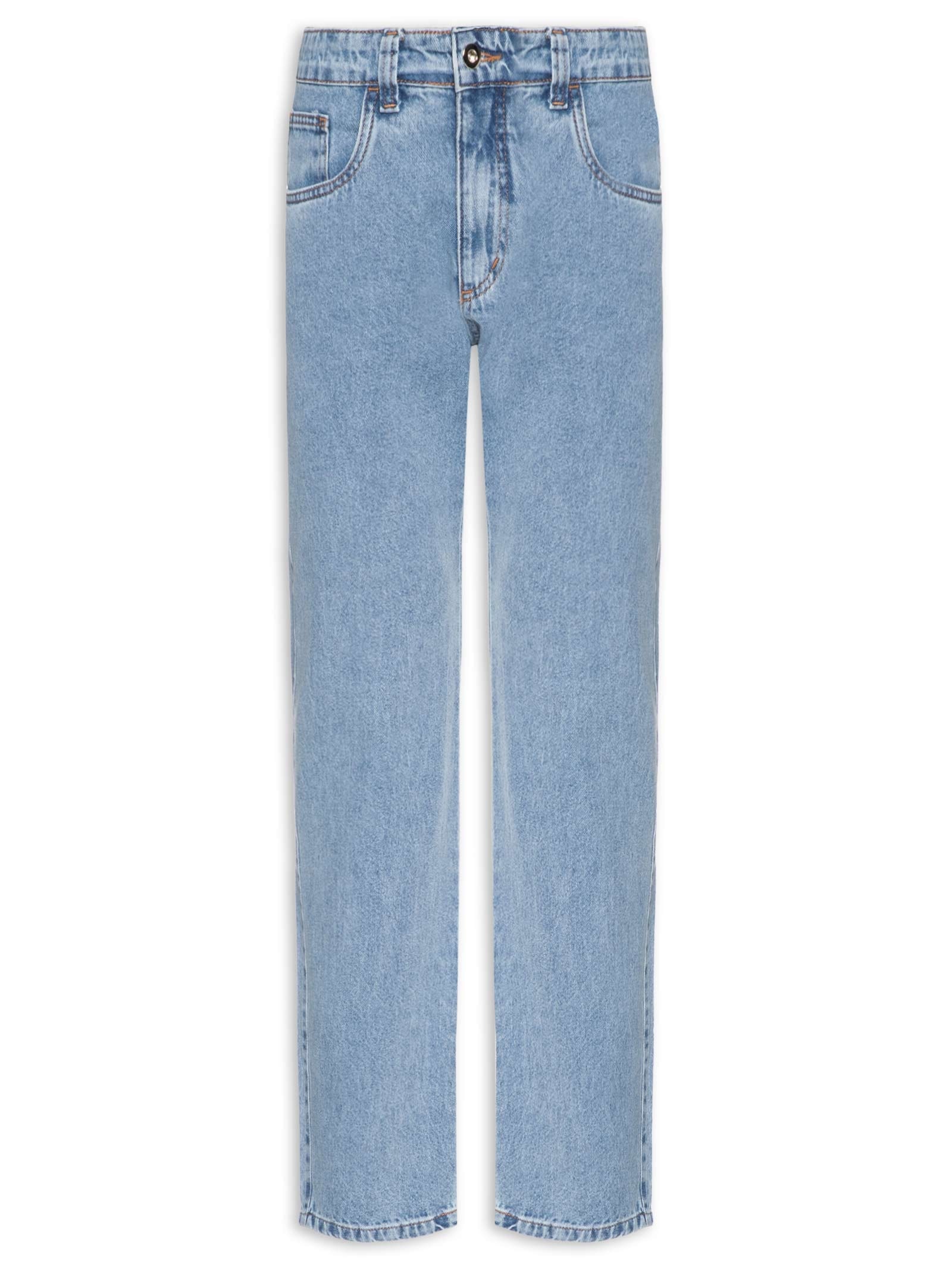 Calça Jeans Masculina Reta Azul Basiq Men