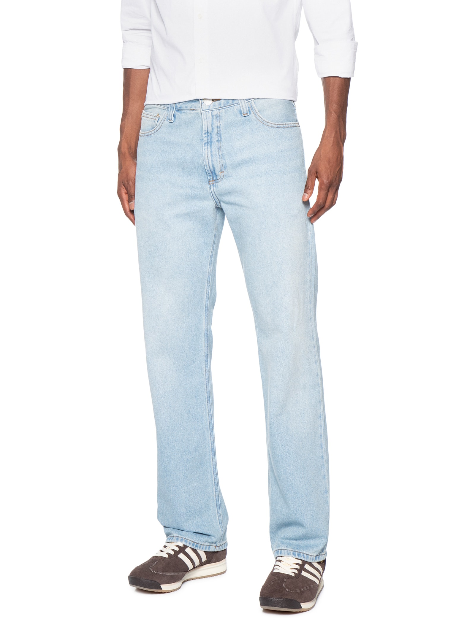 Calça Jeans Masculina Reta Azul Hering