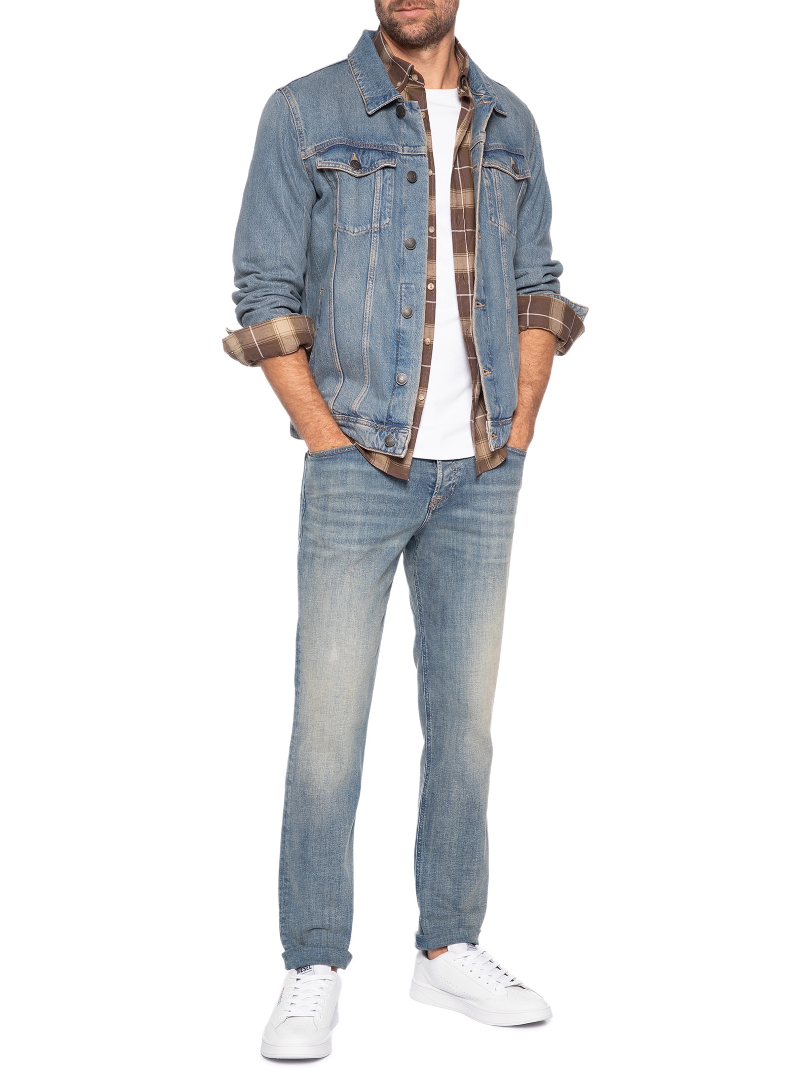 Calça Jeans Masculina Reta D-Finitive – Azul Diesel