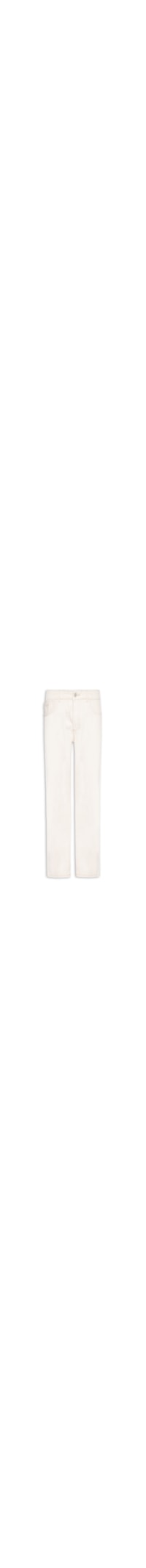 Calça Jeans Masculina Reta De Sarja - Branco
