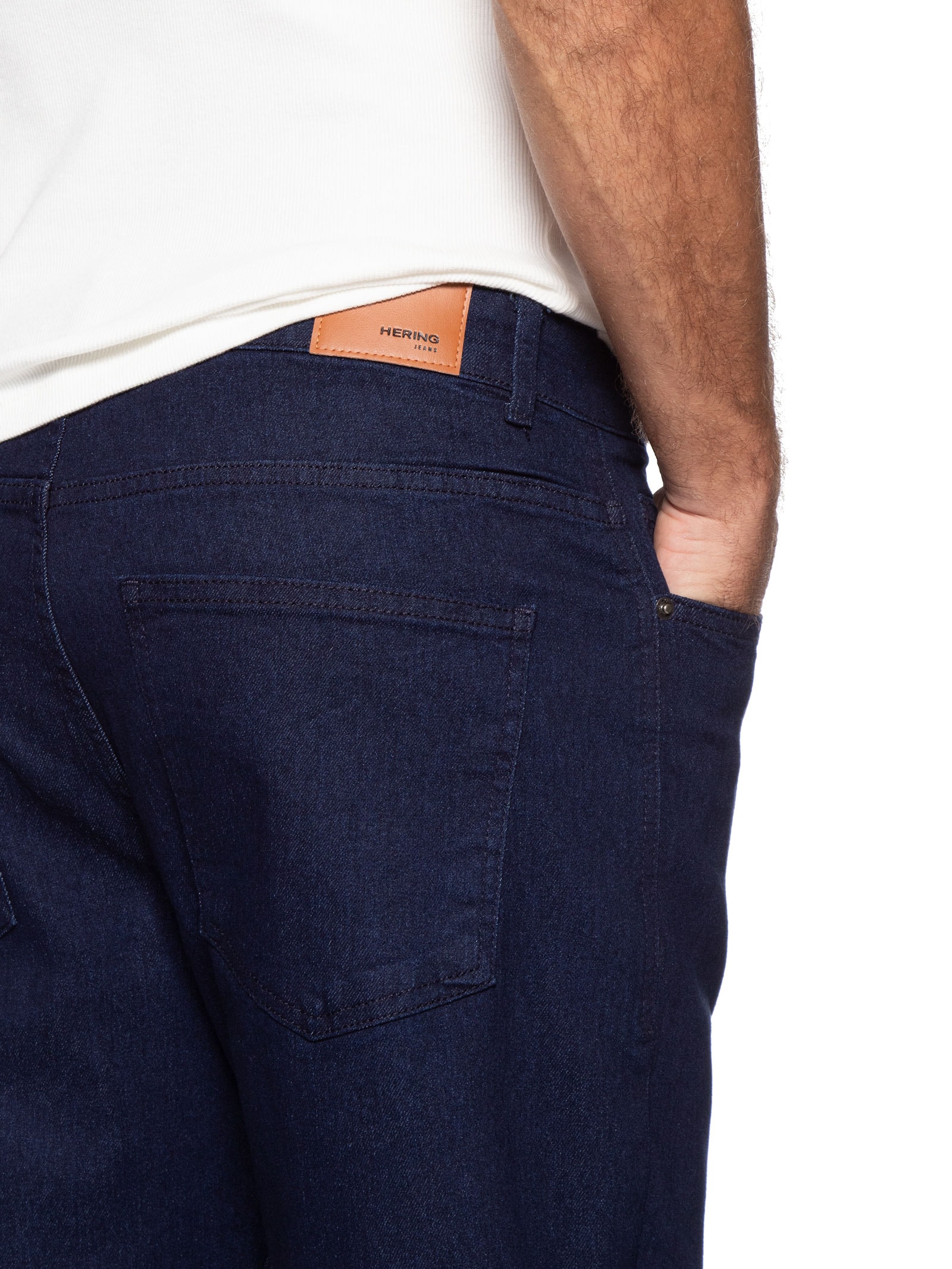 Calça Jeans Masculina Reta Fit Azul Hering