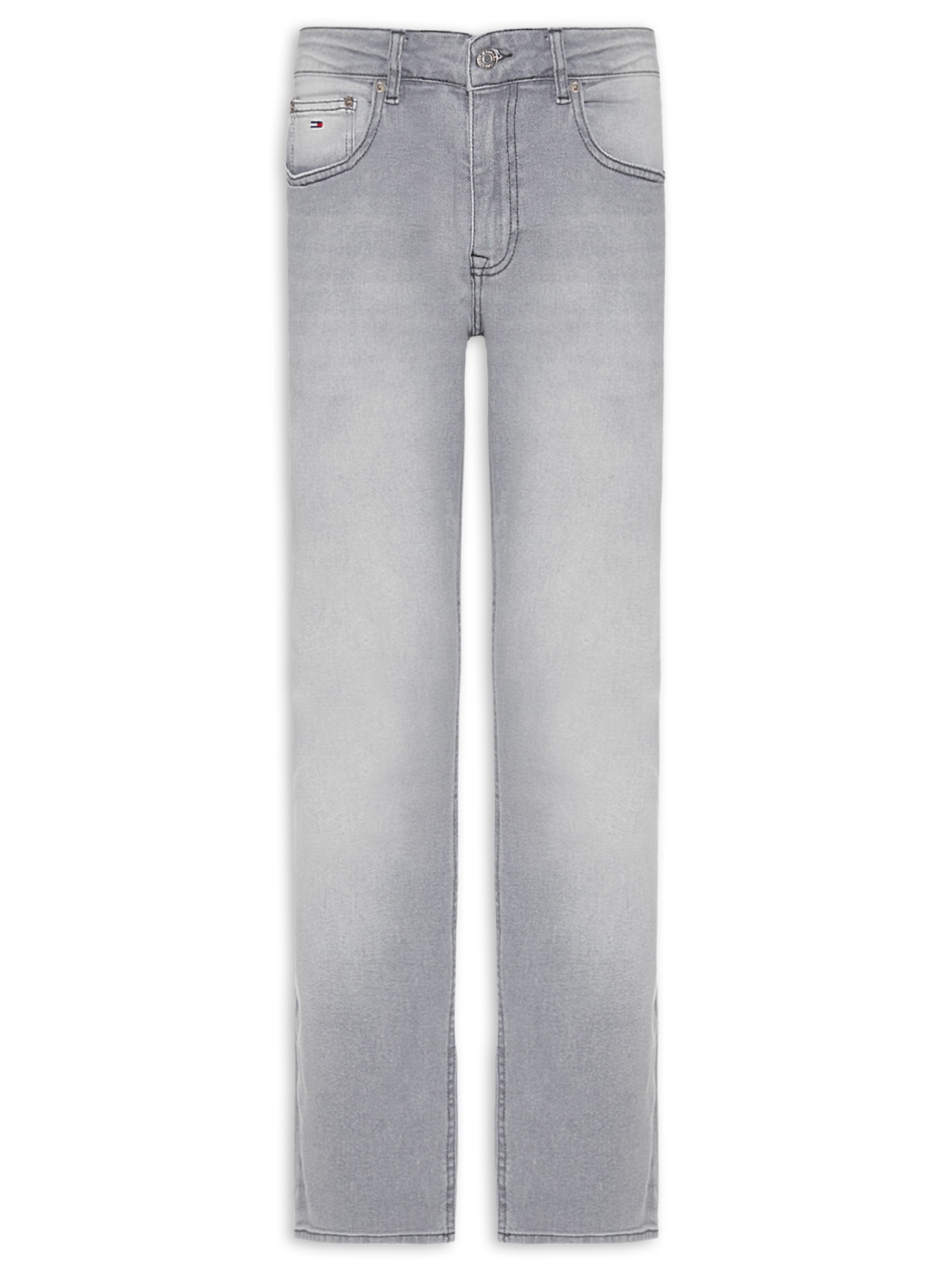 Calça Jeans Masculina Scanton DI1263 Slim Fit Com Elastano – Cinza Tommy Jeans