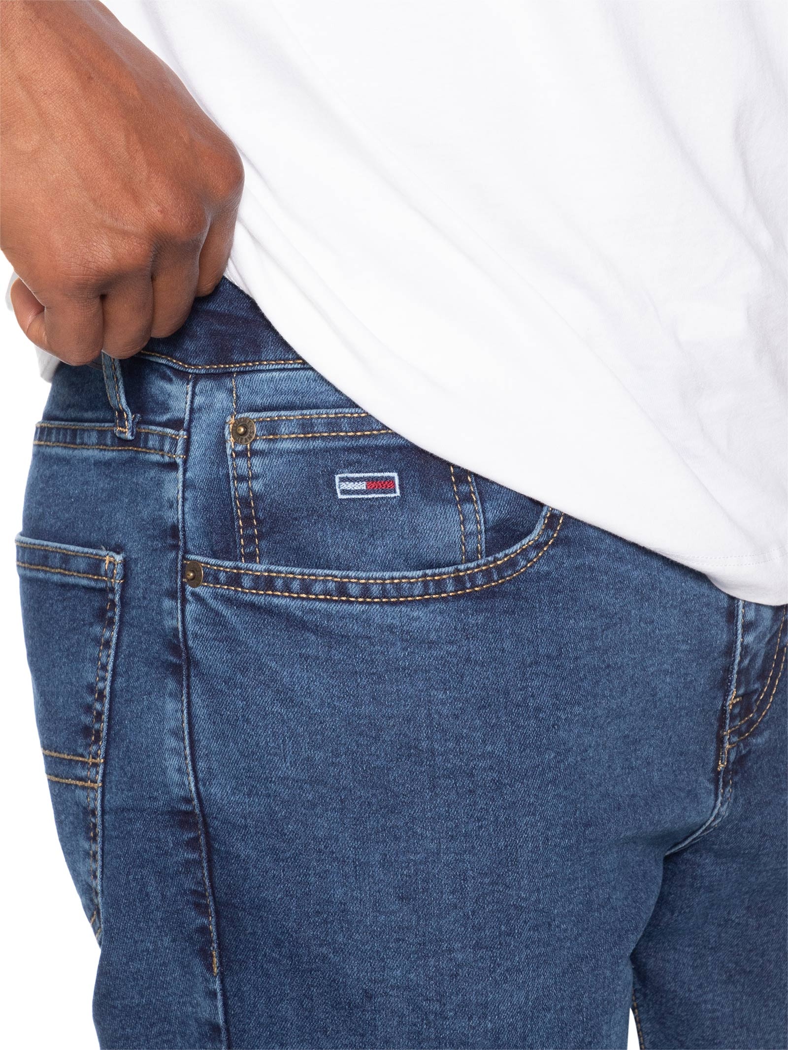 Calça Jeans Masculina Scanton Slim Fit Azul Tommy Jeans