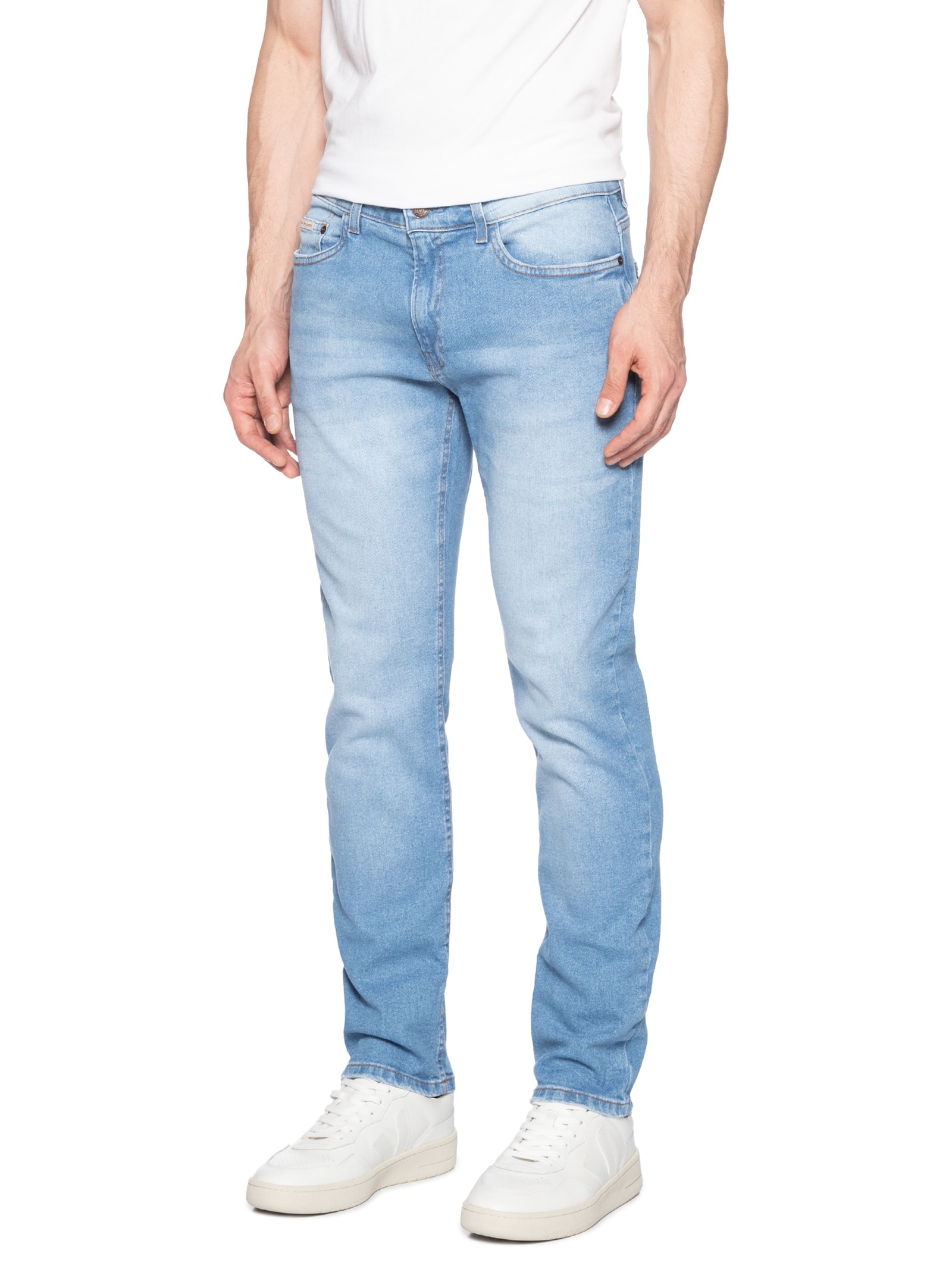 Calça Jeans Masculina Skinny 5 Pockets Azul Calvin Klein Jeans