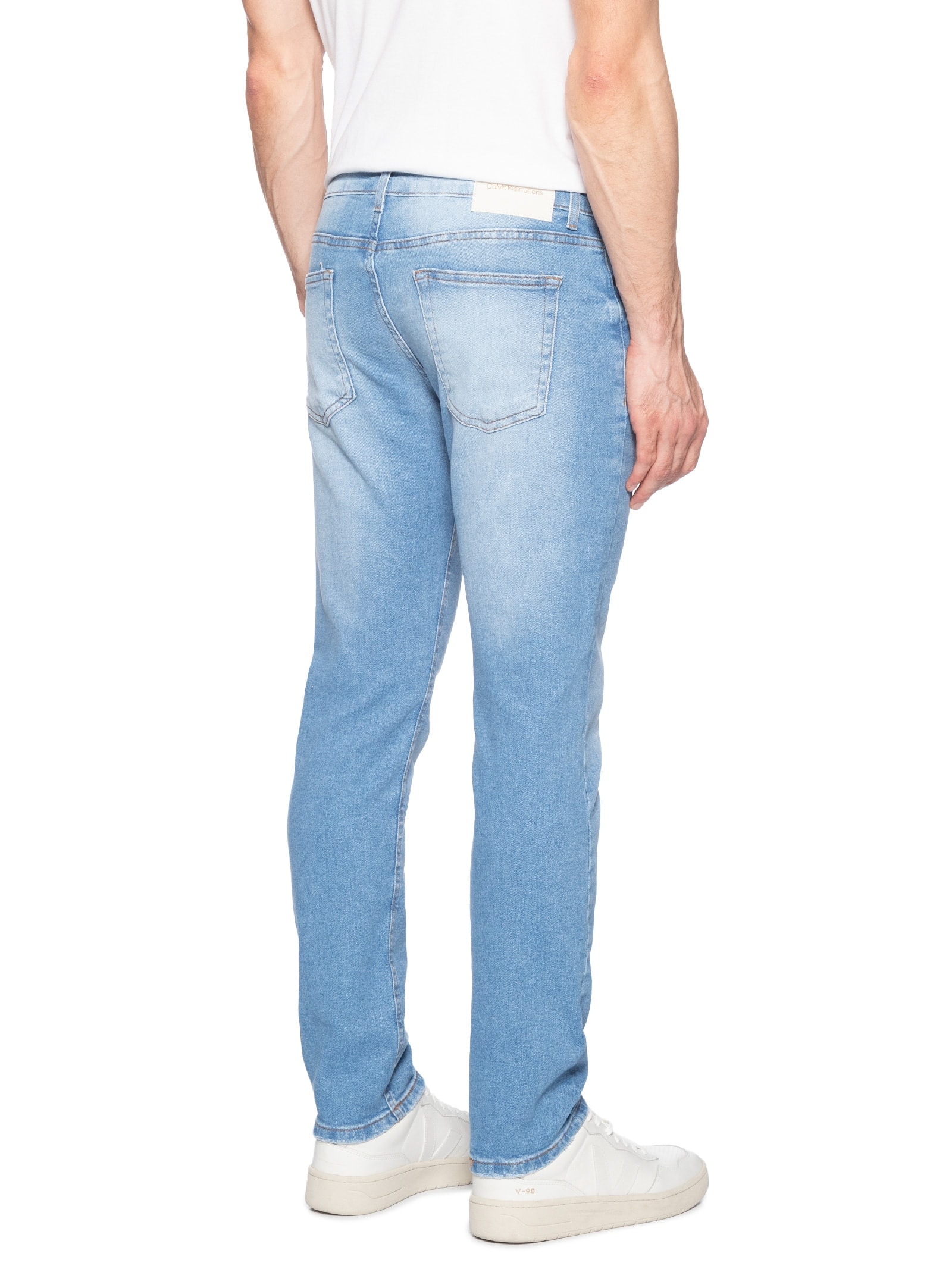 Calça Jeans Masculina Skinny 5 Pockets Azul Calvin Klein Jeans