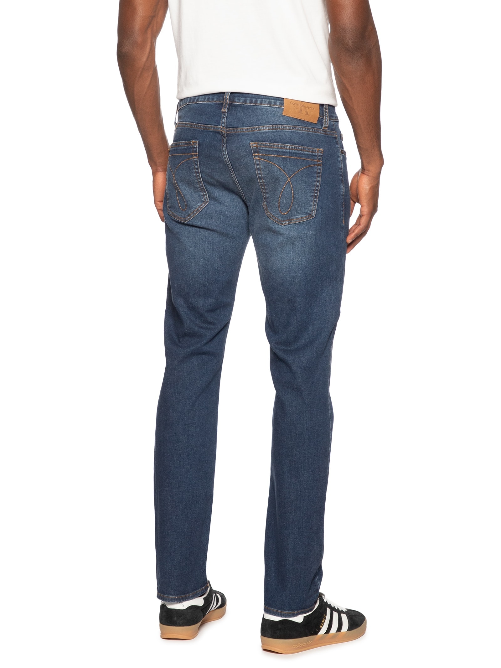 Calça Jeans Masculina Skinny Essential Azul Calvin Klein Jeans