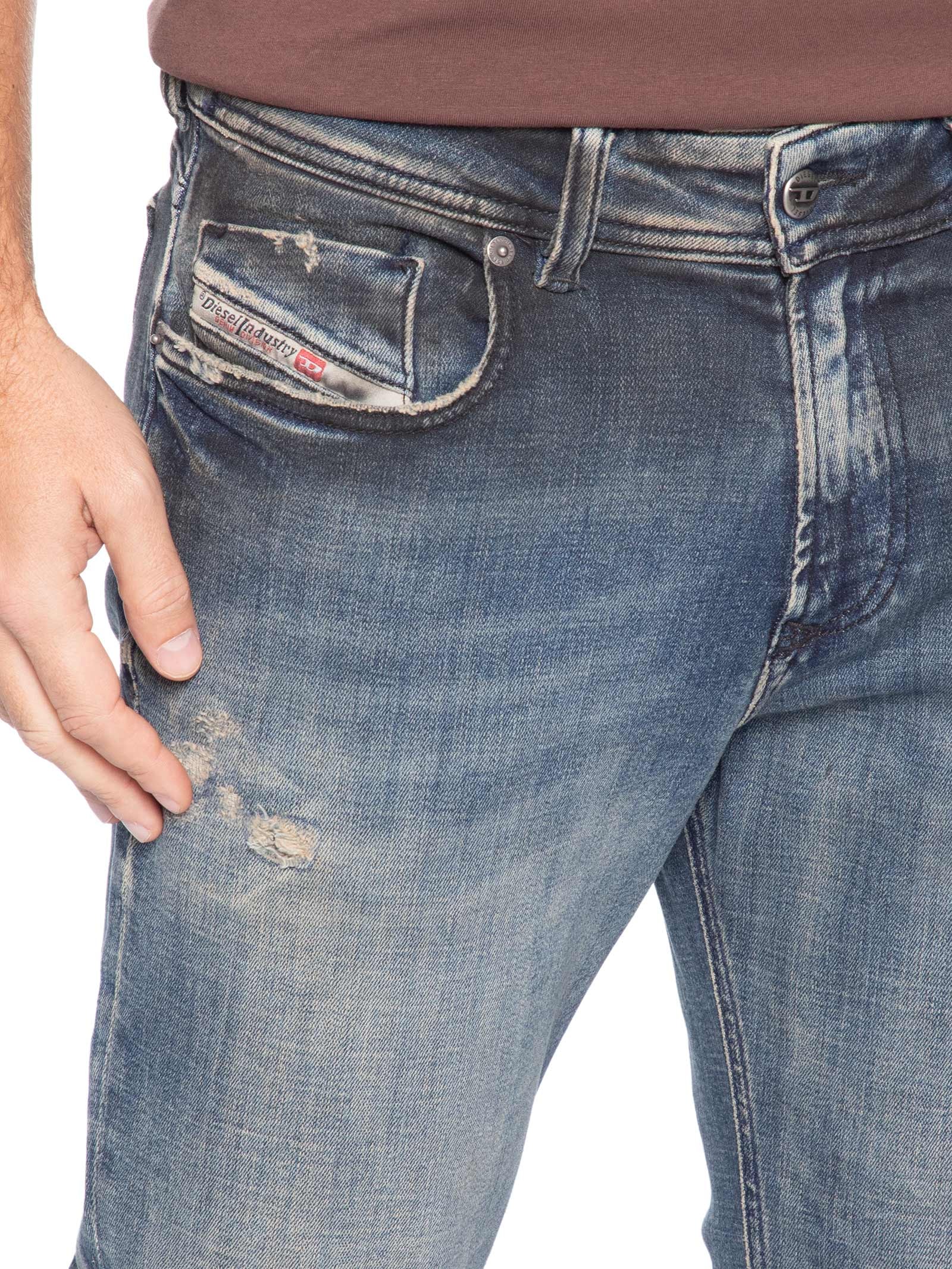 Calça Jeans Masculina Skinny Sleenker Azul Diesel