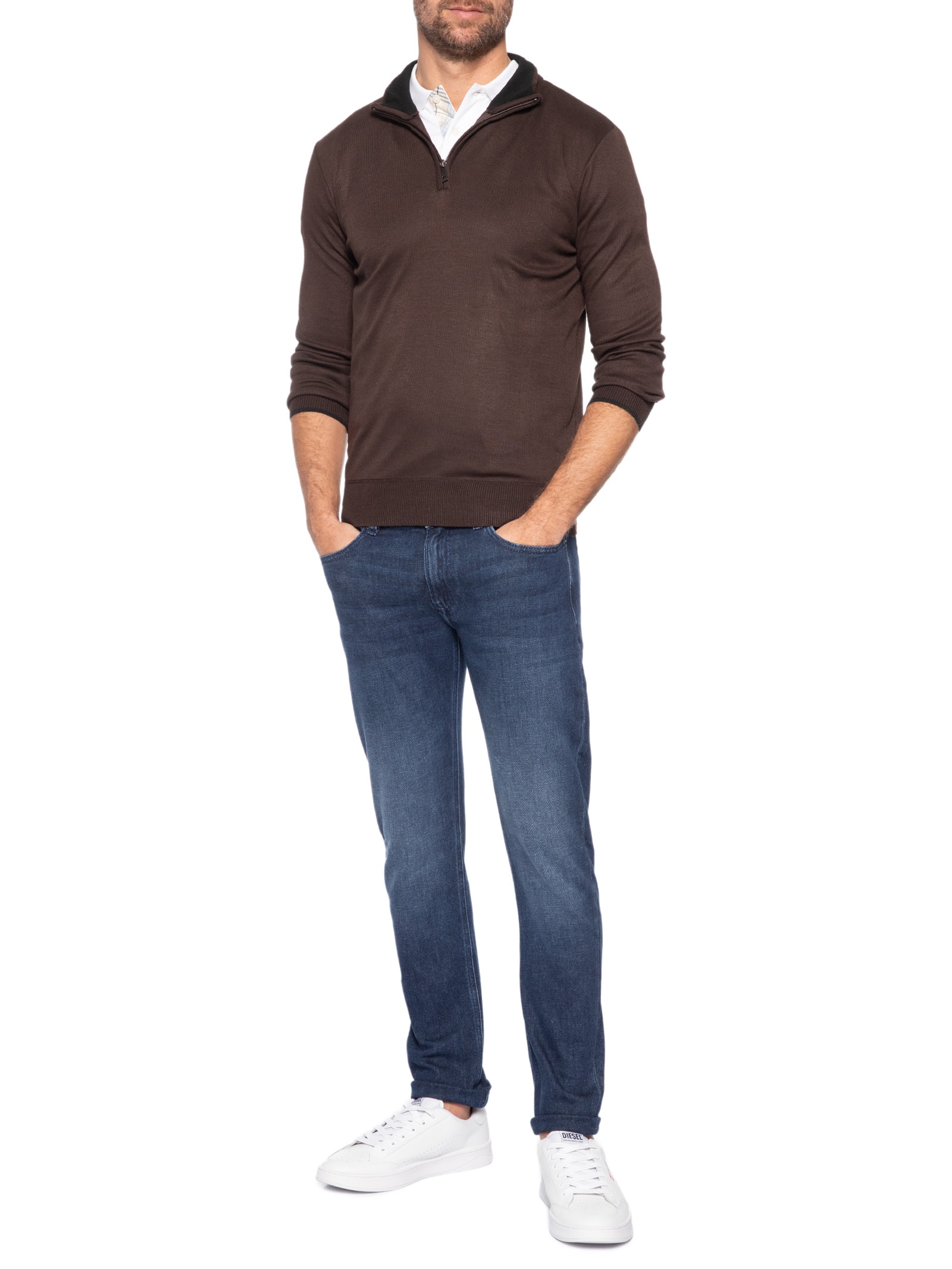 Calça Jeans Masculina Skinny Sleenker Azul Diesel