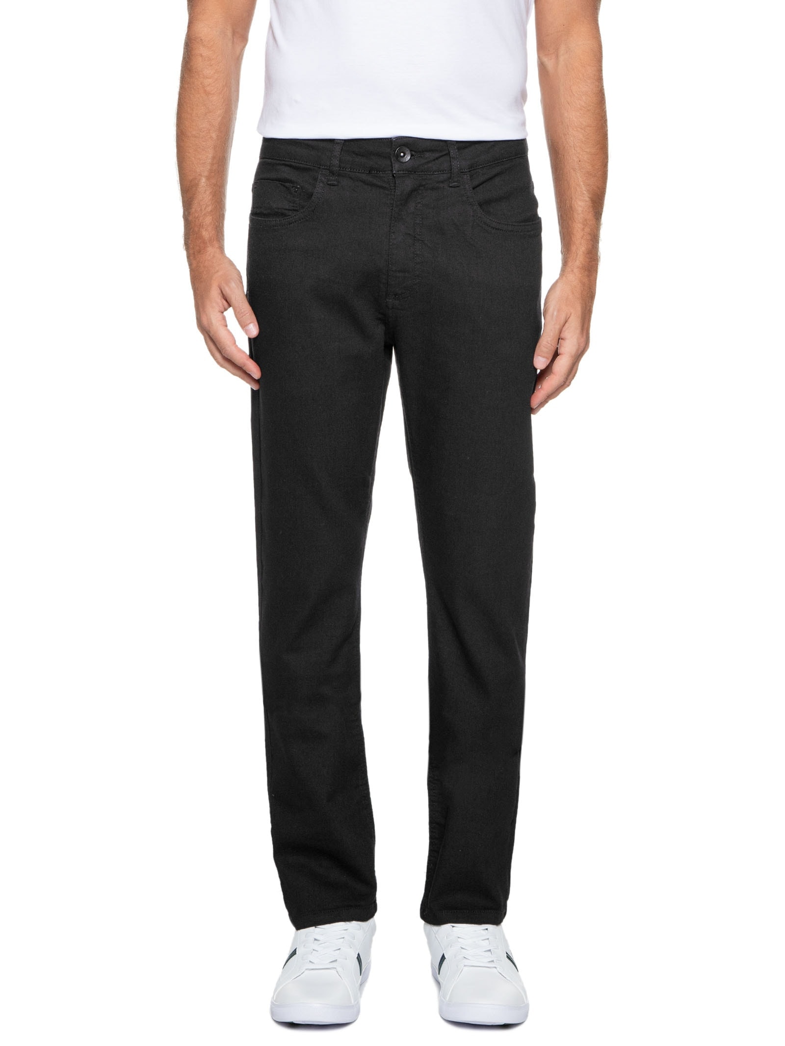 Calça Jeans Masculina Slim Black Black Am Preto Aramis